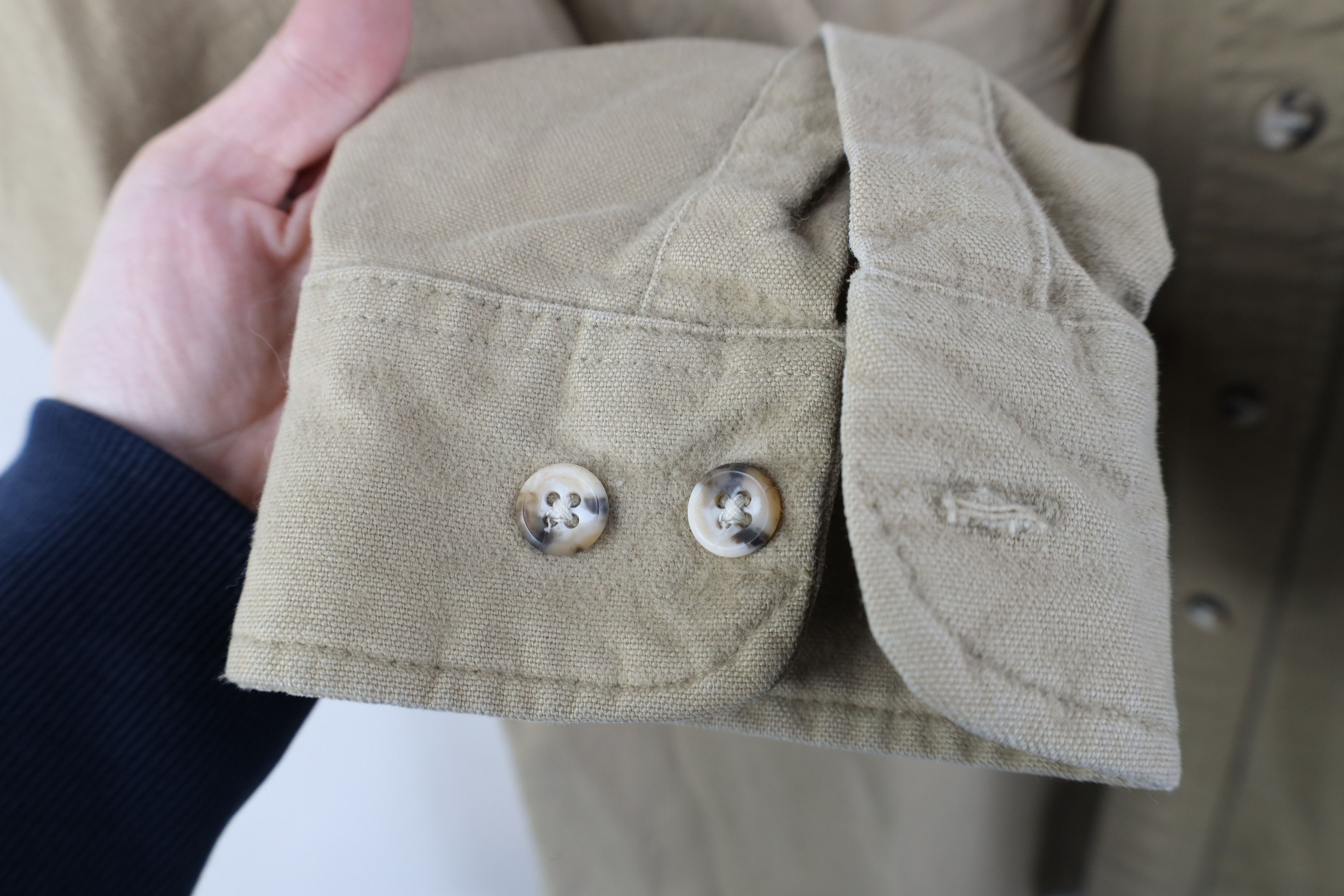 Vintage Vintage 90s Streetwear Heavy Chamois Cloth Button Shirt USA Size US XL / EU 56 / 4 - 7 Thumbnail