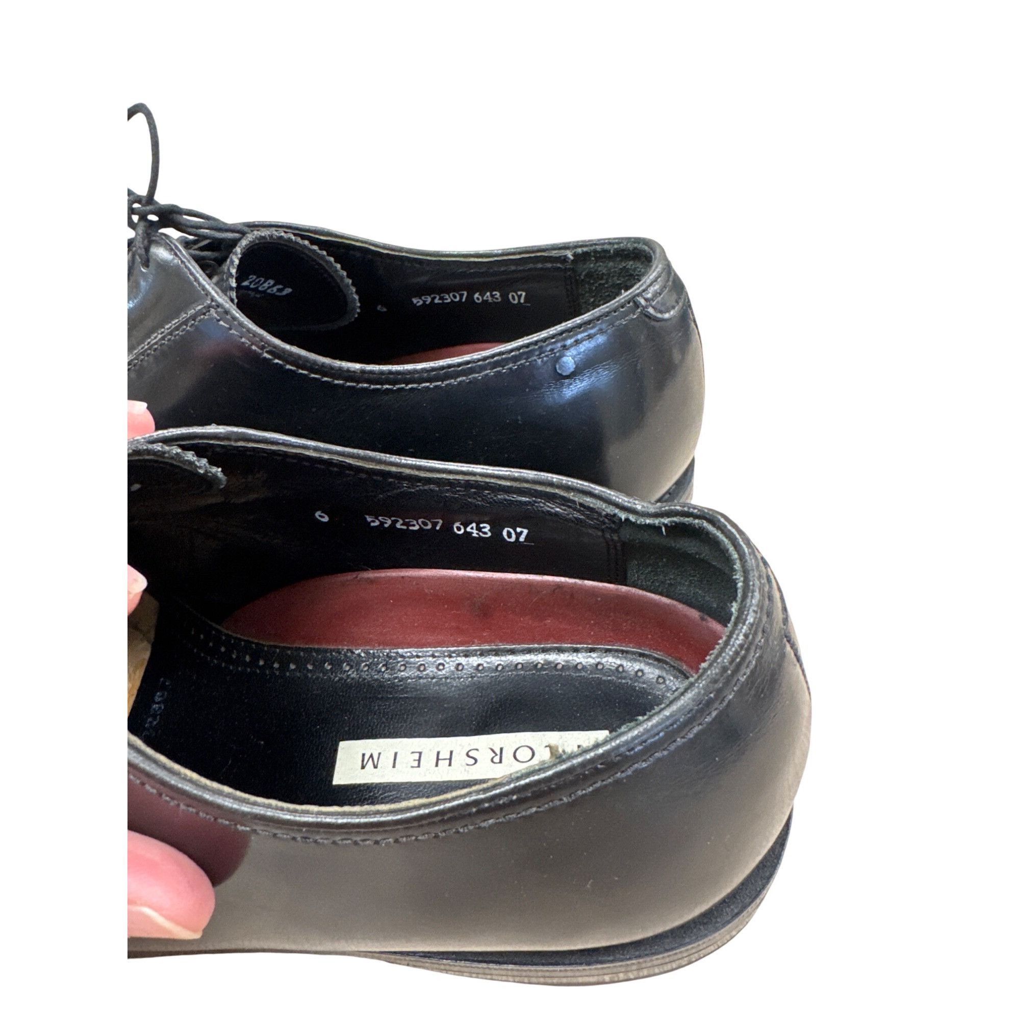 Florsheim Florsheim Mens Black Cap Toe Oxford Dress Shoes Size 12D SKU Size US 12 / EU 45 - 5 Thumbnail