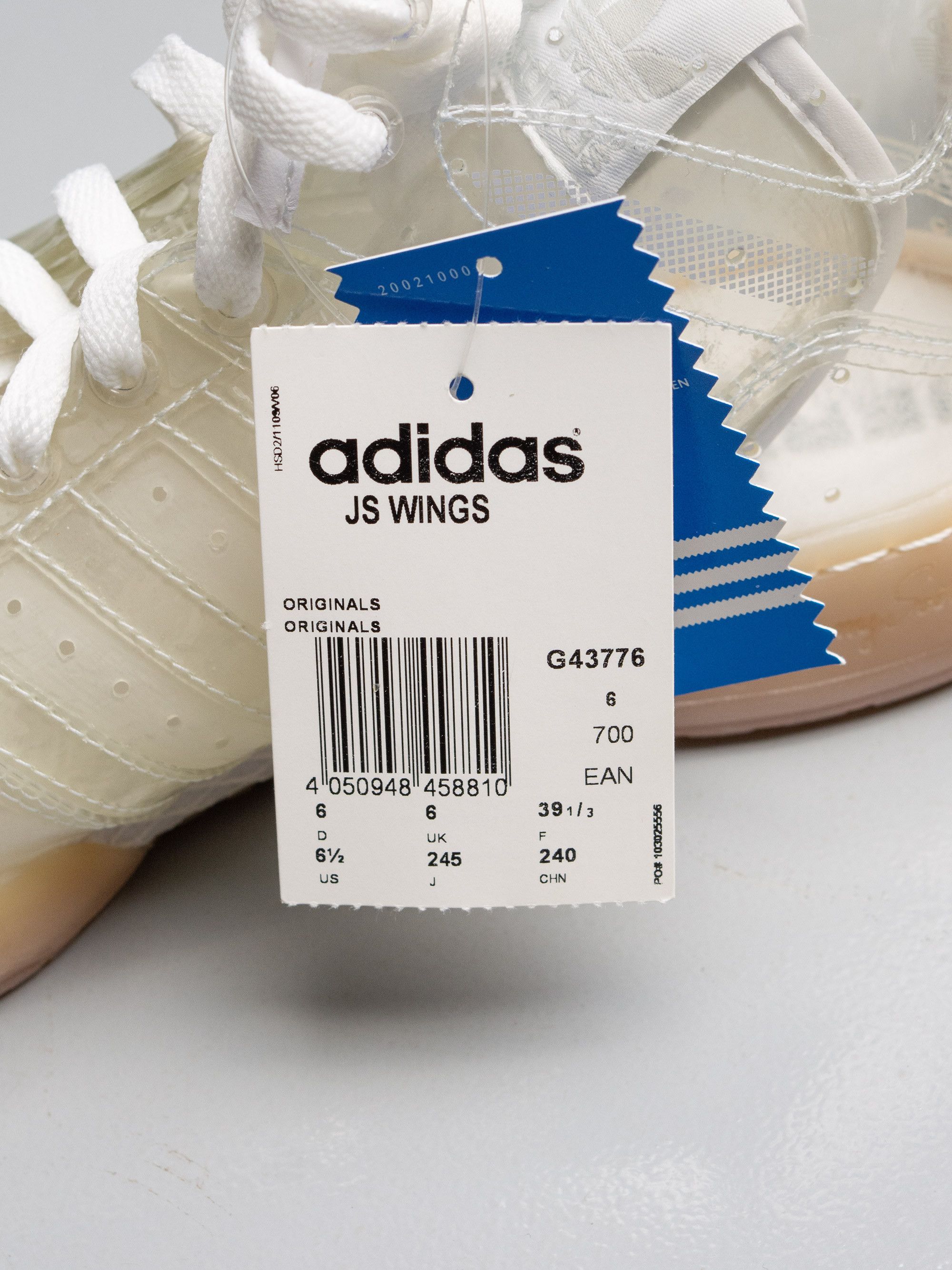 Adidas × Jeremy Scott adidas Originals by Jeremy Scott S/S 2011 JS Wings "Clear" Size US 6.5 / EU 39-40 - 21 Thumbnail
