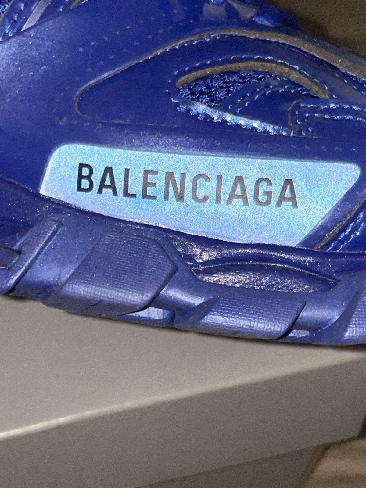 Balenciaga Balenciaga Track “Indigo”/Blue Metallic Size US 7 / EU 40 - 10 Thumbnail