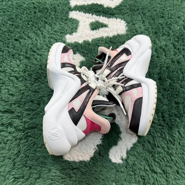 Louis Vuitton Louis Vuitton Archlight Low Sneakers in Light Pink -2508 Size US 6 / IT 36 - 6 Thumbnail