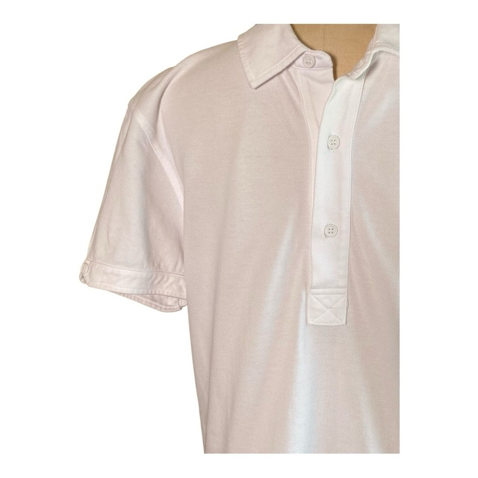 Orlebar Brown Orlebar Brown Cotton Polo textured shirt white size large Size US L / EU 52-54 / 3 - 2 Thumbnail