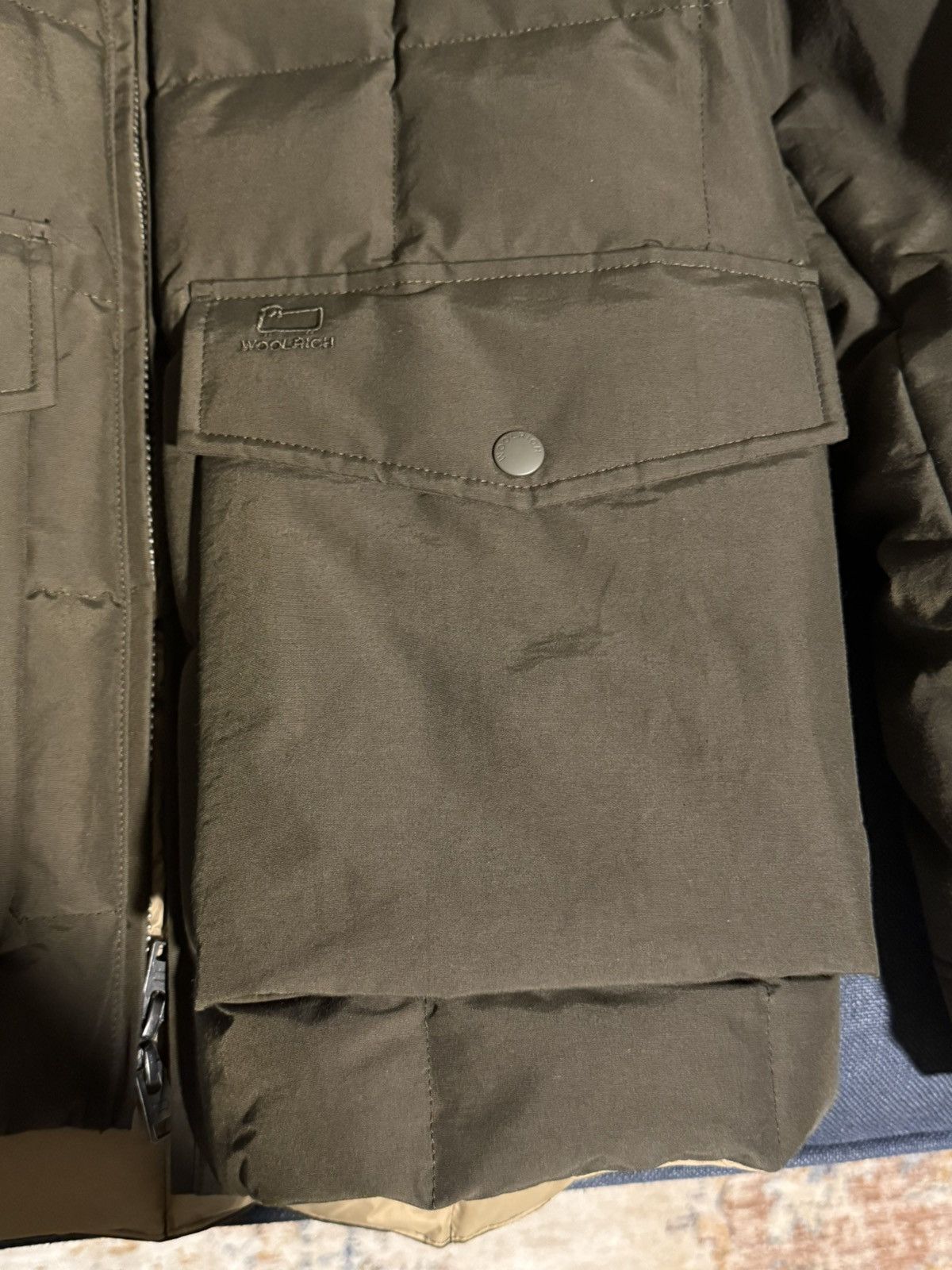 Woolrich Woolen Mills Woolrich Down Jacket with Cream Collar Size US M / EU 48-50 / 2 - 2 Thumbnail