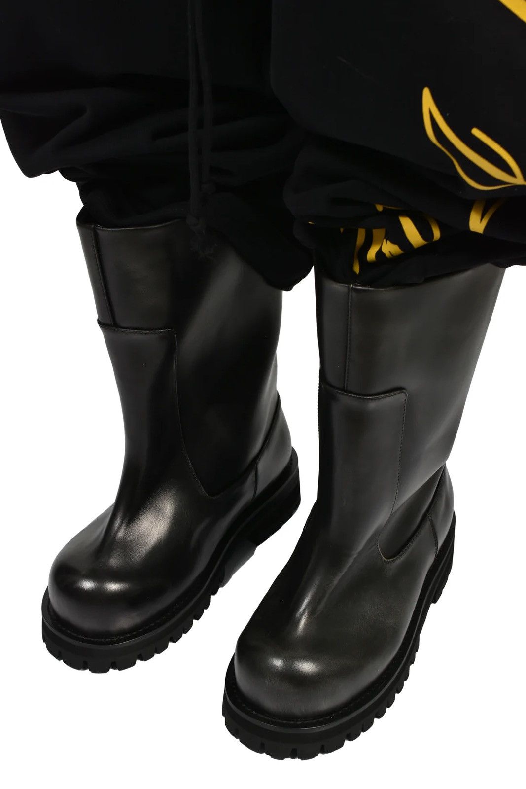 PROJECT G/R PROTOCOL INDEX DISTRESSED SHAFT BOOTS size 41 PROJECT GR Size US 8 / EU 41 - 6 Thumbnail