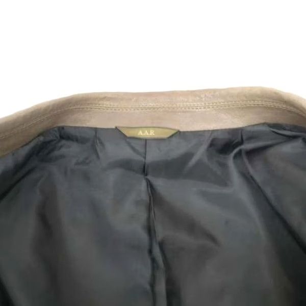 Yohji Yamamoto YOHJI YAMAMOTO A.A.R. Leather Tailored Jacket Brown Size L Men's Pre-owned Size US L / EU 52-54 / 3 - 4 Thumbnail