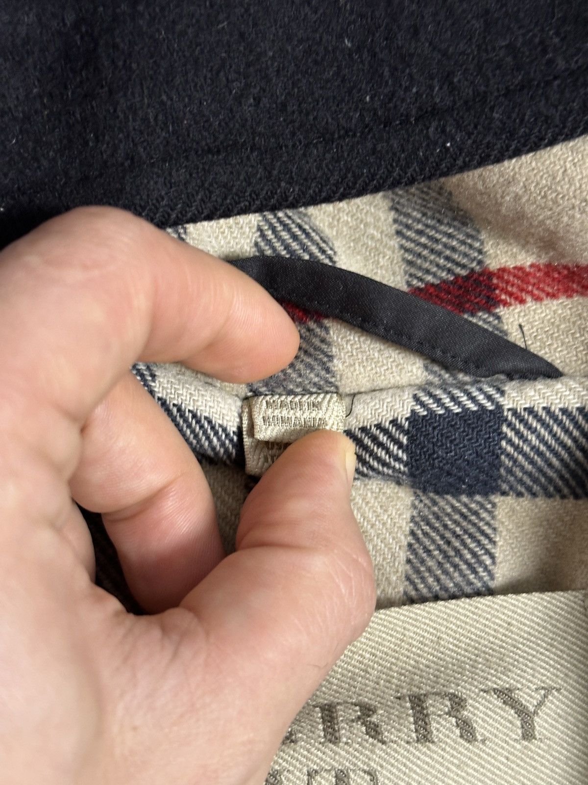 Burberry Rare Luxury Burberry Brit Coat Nova Check 100% Wool Size 8. Size S / US 4 / IT 40 - 11 Thumbnail
