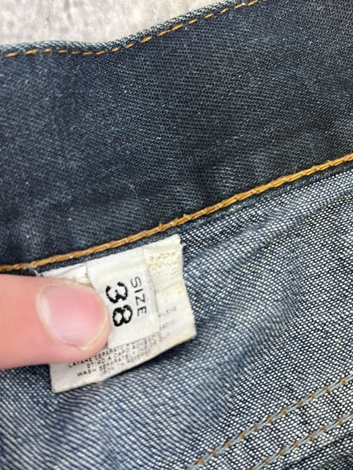Moschino × Vintage Moschino Vintage distressed Mens Patchwork jeans Size US 38 / EU 54 - 8 Thumbnail