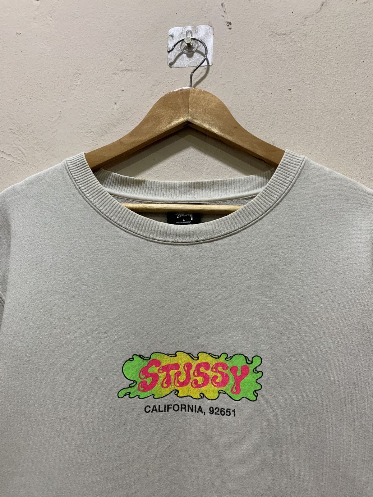 Stussy Vintage stussy centre logo california crewneck Size US L / EU 52-54 / 3 - 1 Thumbnail