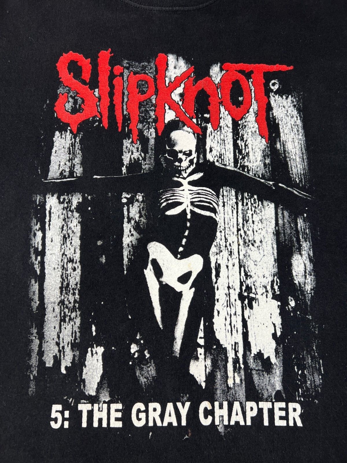 Band Tees × Slipknot Slipknot Korn 2015 Tour 5: The Gray Chapter Black T Shirt Size US L / EU 52-54 / 3 - 3 Thumbnail