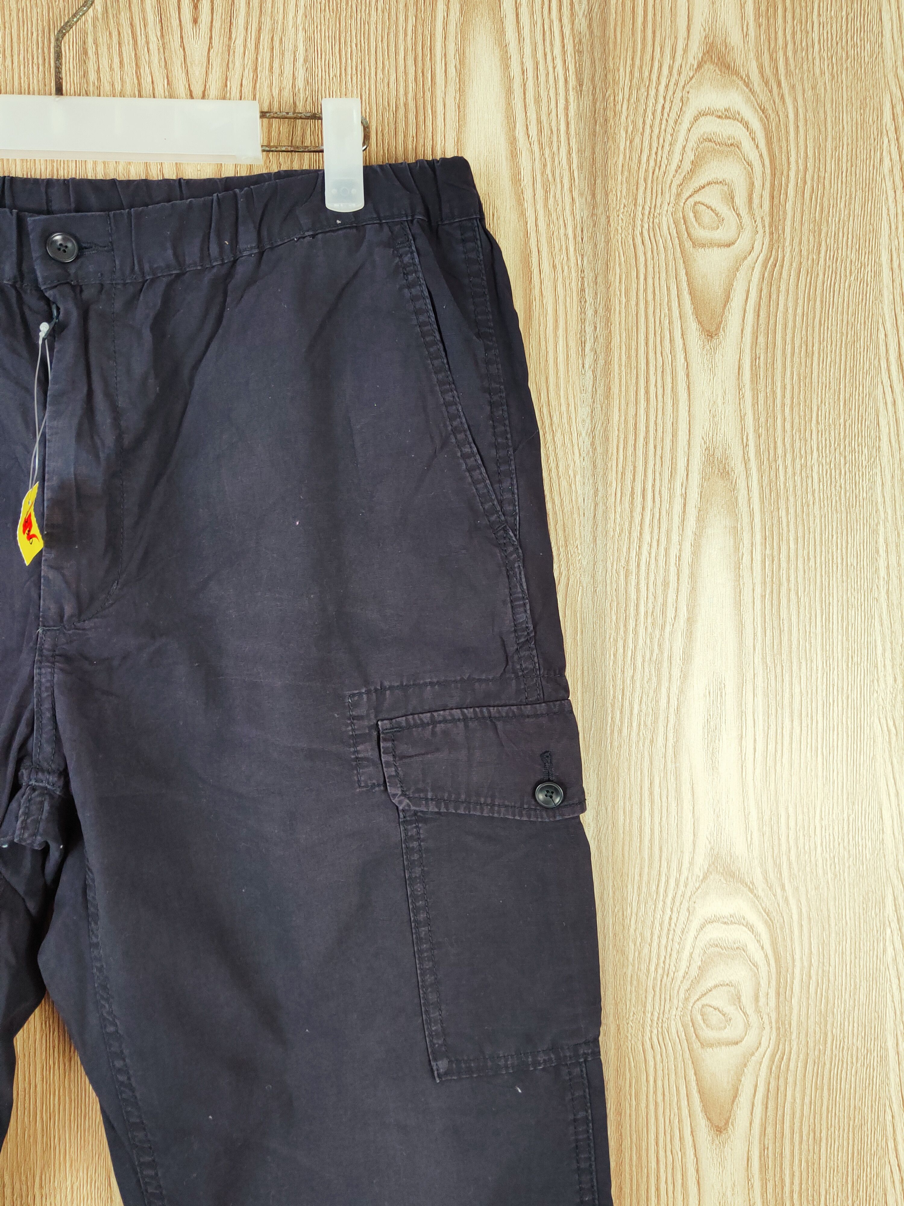 Japanese Brand Uniqlo Dark Blue Multipocket Tactical Cargo Pants #W273 Size US 34 / EU 50 - 5 Thumbnail