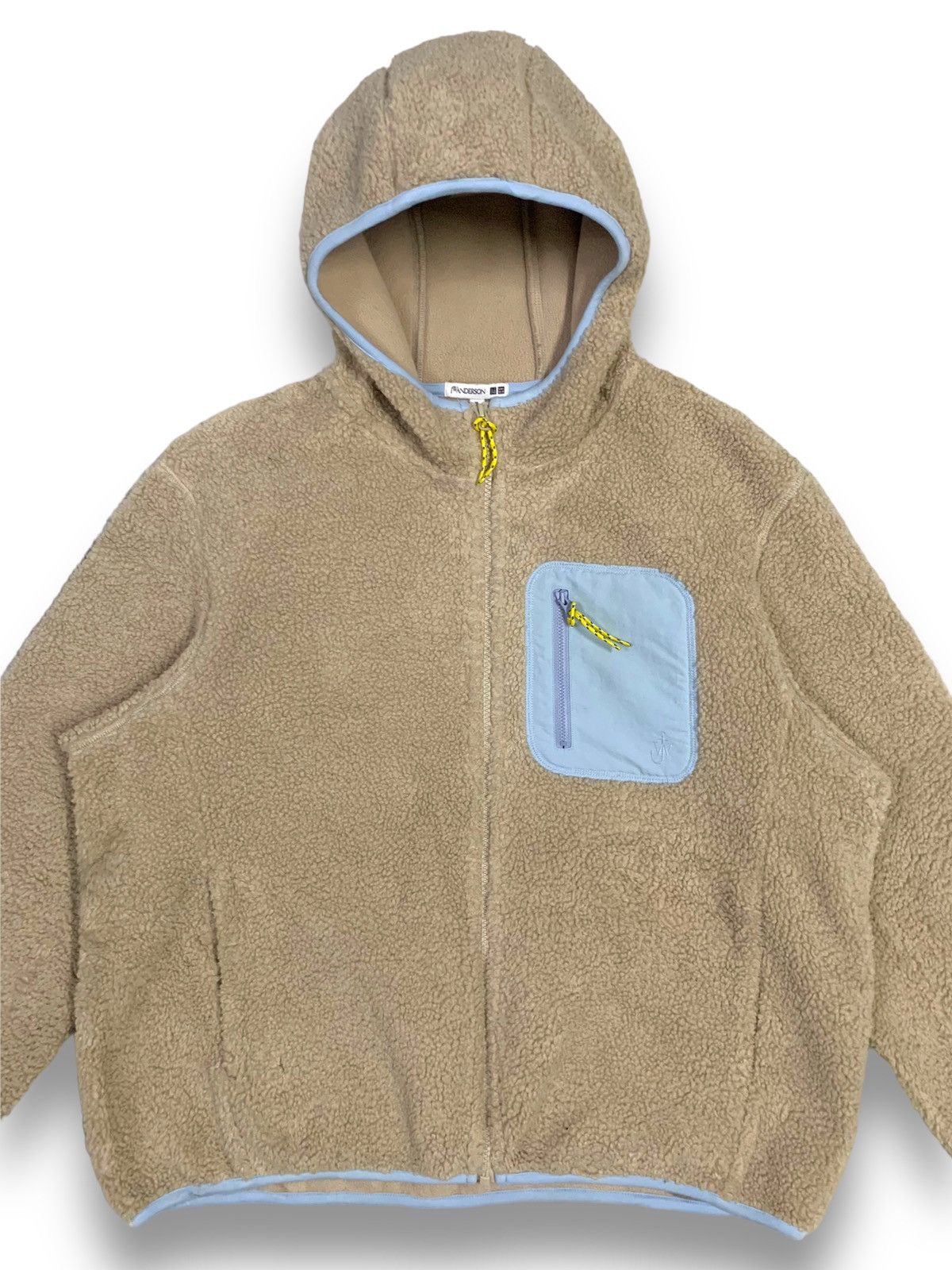 JW Anderson × Uniqlo Vintage JW Anderson x Uniqlo Retro X Deep Pile Fleece Jacket Size US L / EU 52-54 / 3 - 4 Thumbnail