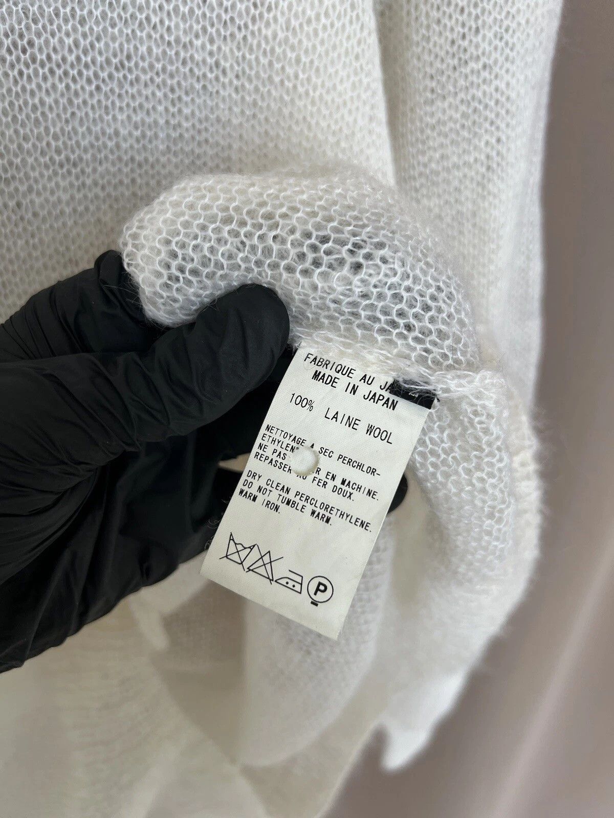 Y's for Men Y`s by Yohji Yamamoto Mesh Archive Wool Sweater Size 2 or M Size US M / EU 48-50 / 2 - 10 Thumbnail