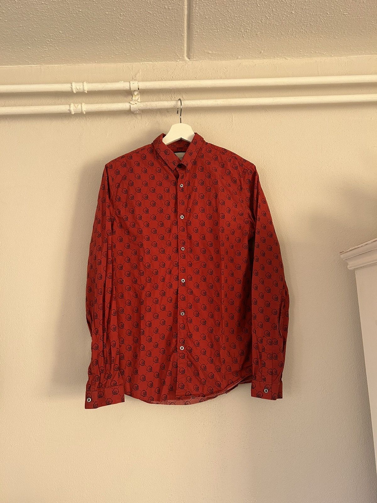 Gucci Gucci Ghost Skull Print Shirt Size US M / EU 48-50 / 2 - 2 Thumbnail