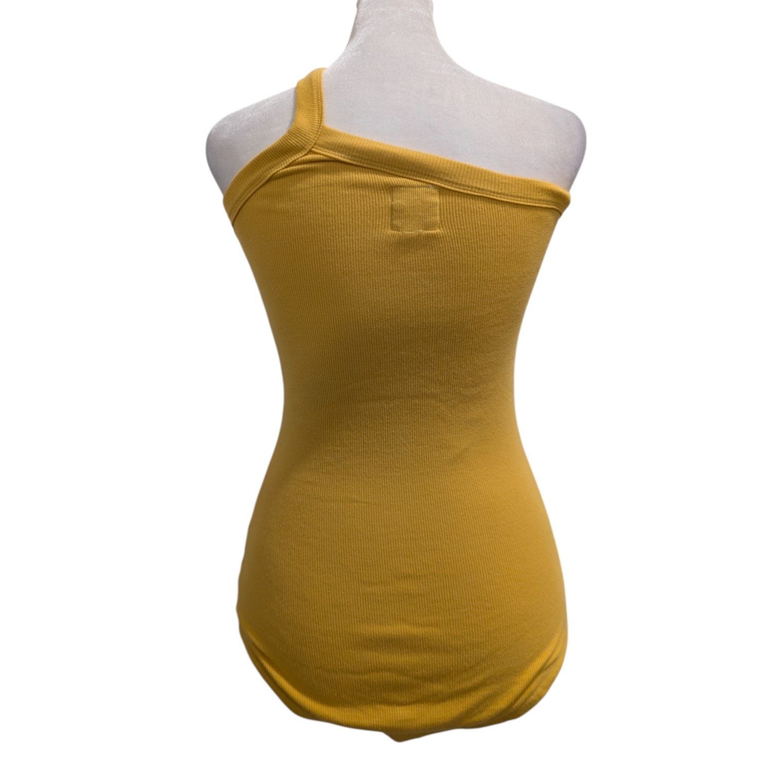 Other raised by water Yellow One Strap Ribbed Bodysuit XS Size XS / US 0-2 / IT 36-38 - 3 Thumbnail