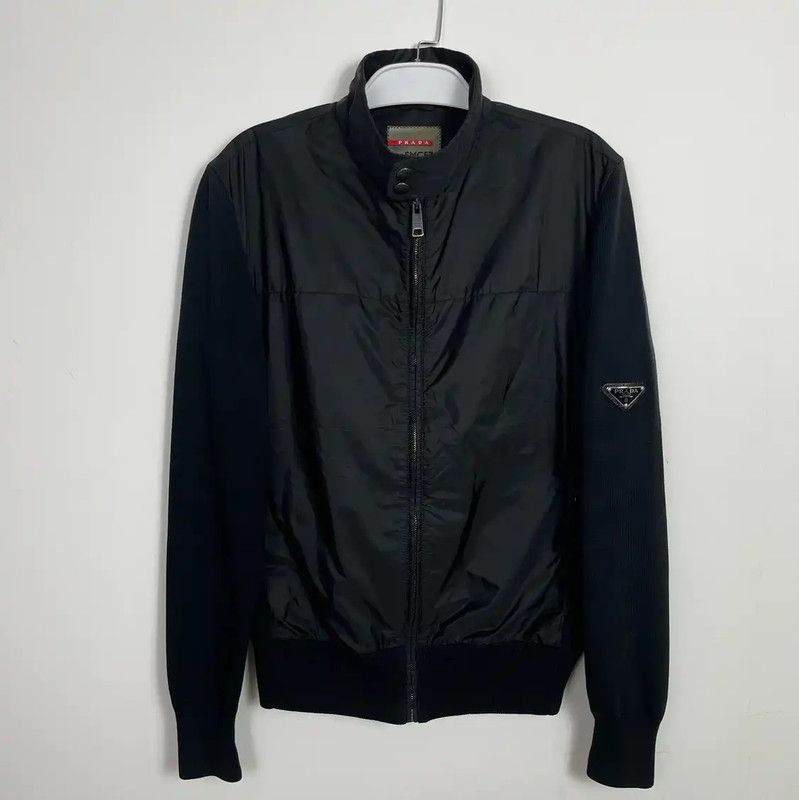 Prada Prada Men's Black Lightweight Spring Jacket Size US S / EU 44-46 / 1 - 1 Thumbnail