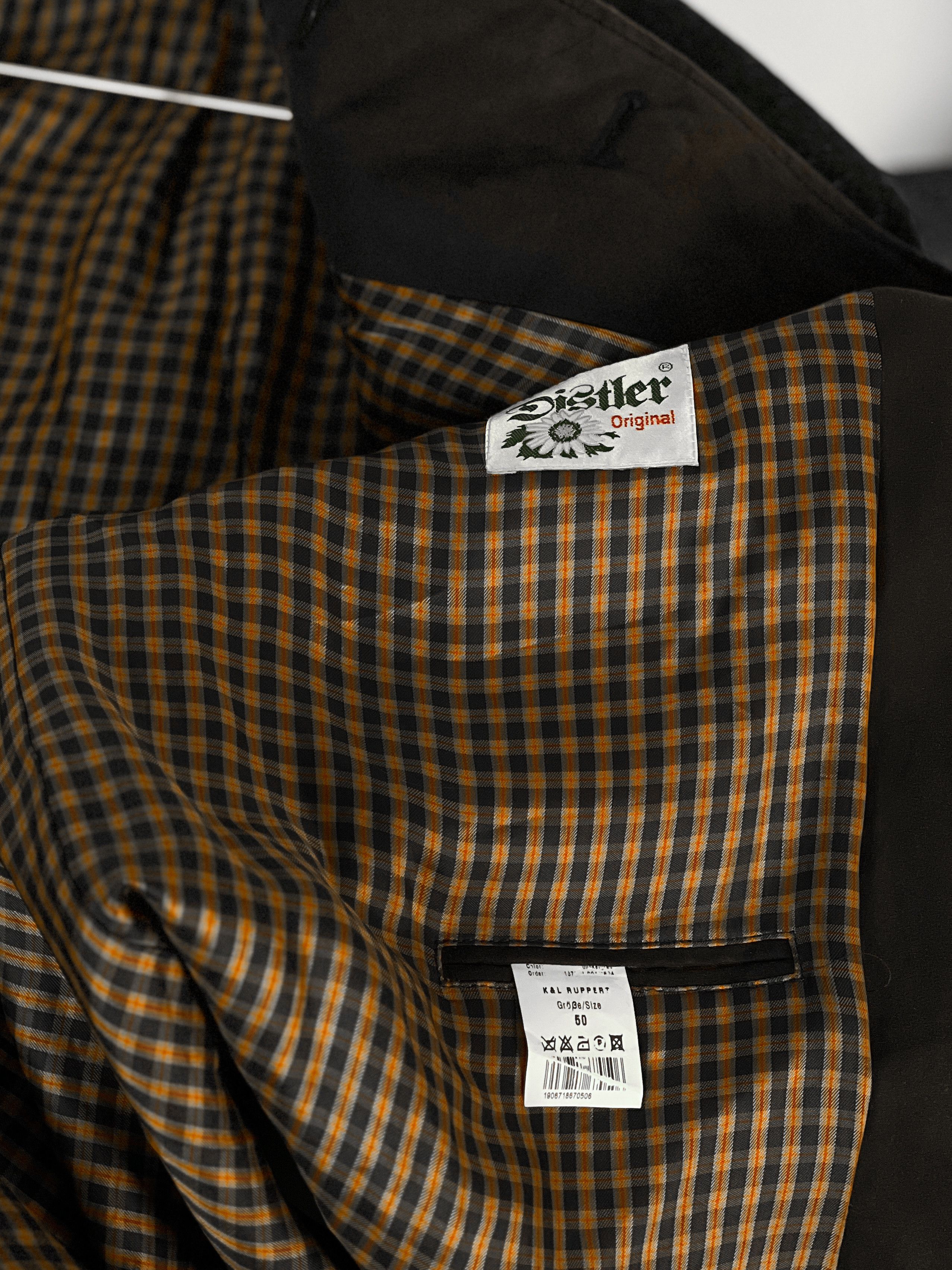 Other Distler Original Vintage Men`s Wool Blazer Size 48R - 6 Thumbnail