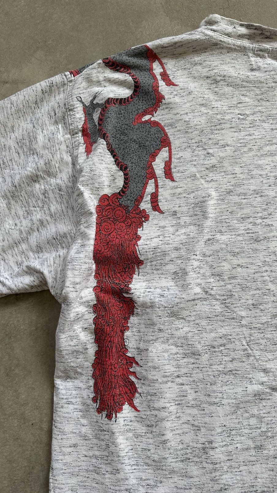 Vintage VINTAGE UNCLE SAM SPORTWEAR USA 90S DRAGON PRINT TEE Size US M / EU 48-50 / 2 - 6 Thumbnail