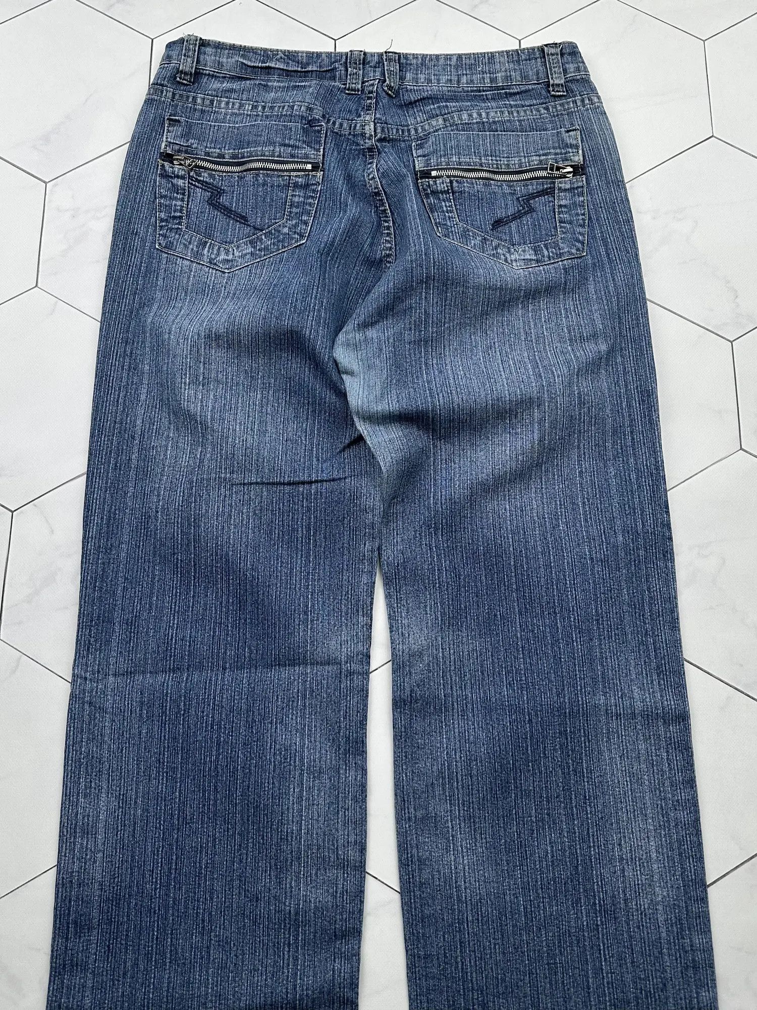 Japanese Brand Vintage Wide Jeans (B472)E2 Size US 32 / EU 48 - 5 Thumbnail