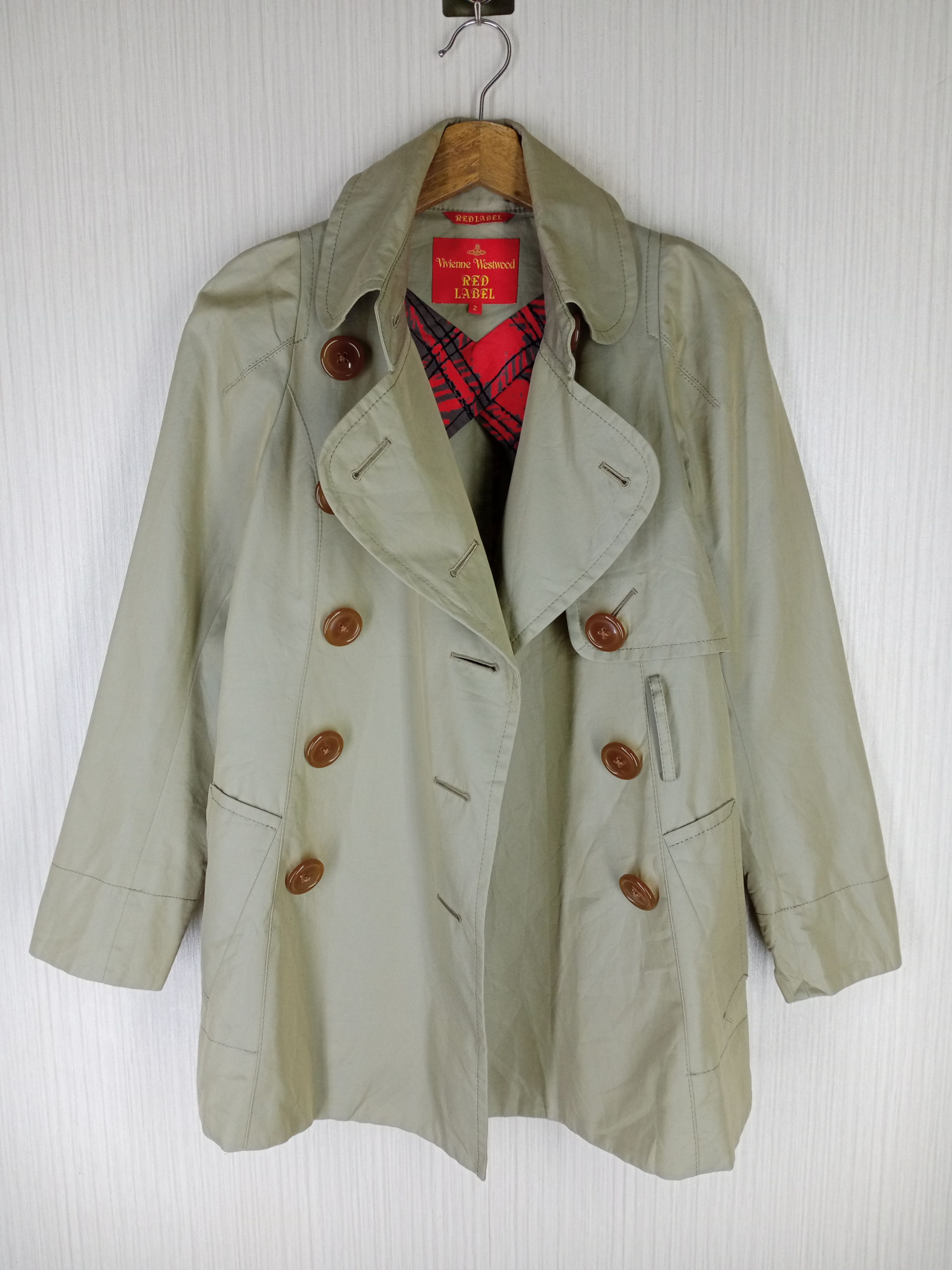 Vivienne Westwood Vintage Vivienne Westwood Red Label Double Breasted Coat Size XS / US 0-2 / IT 36-38 - 2 Thumbnail