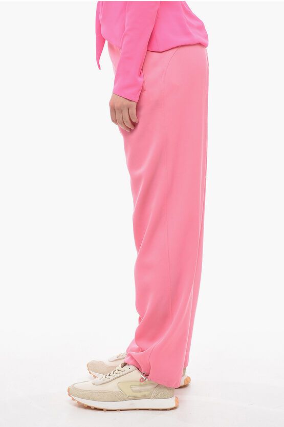 JW Anderson og1mm0624 Joggers Ankle Drawstrings in Pink Size 30" / US 8 / IT 44 - 2 Thumbnail