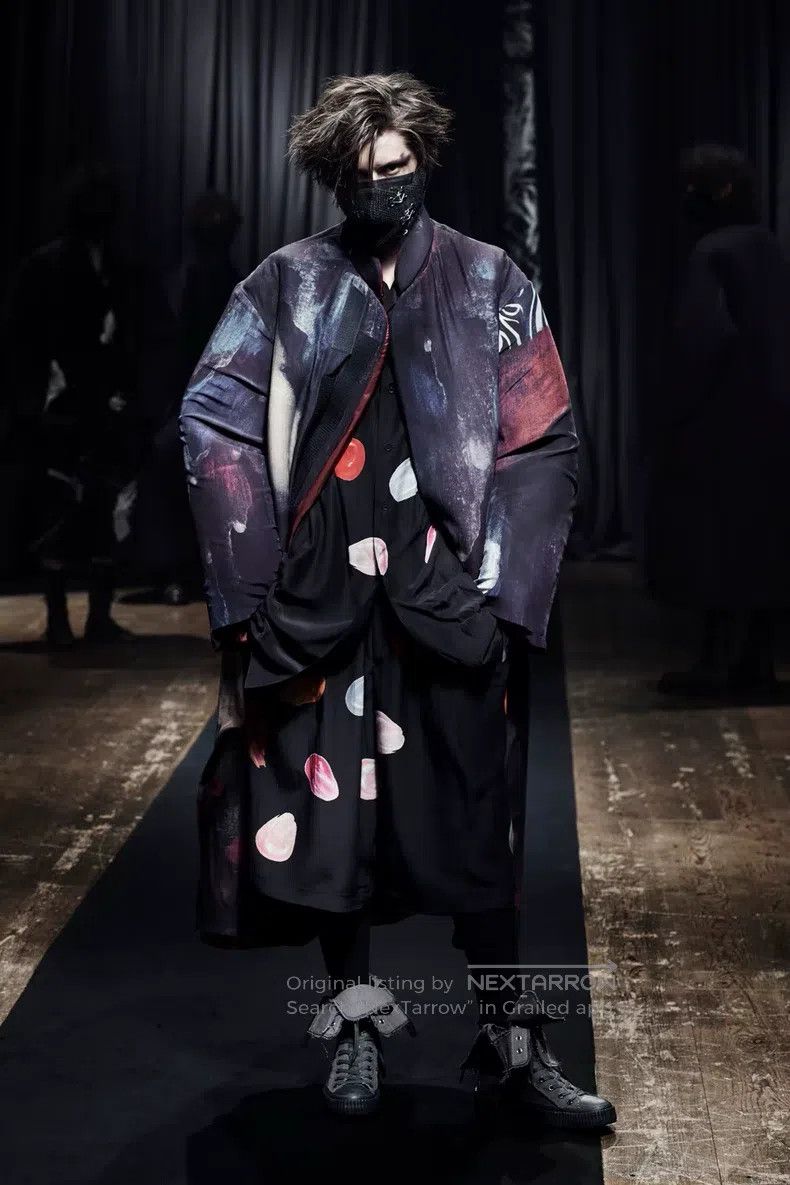 Yohji Yamamoto Yohji Yamamoto size 4 AW21 Look 5 Silk Print Pants Size US 30 / EU 46 - 7 Thumbnail