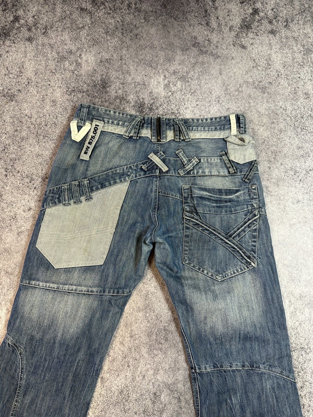 Other Y2K Vintage Avant Garde Casual Jeans Streetwear Rare USA 36 Size US 35 - 7 Thumbnail