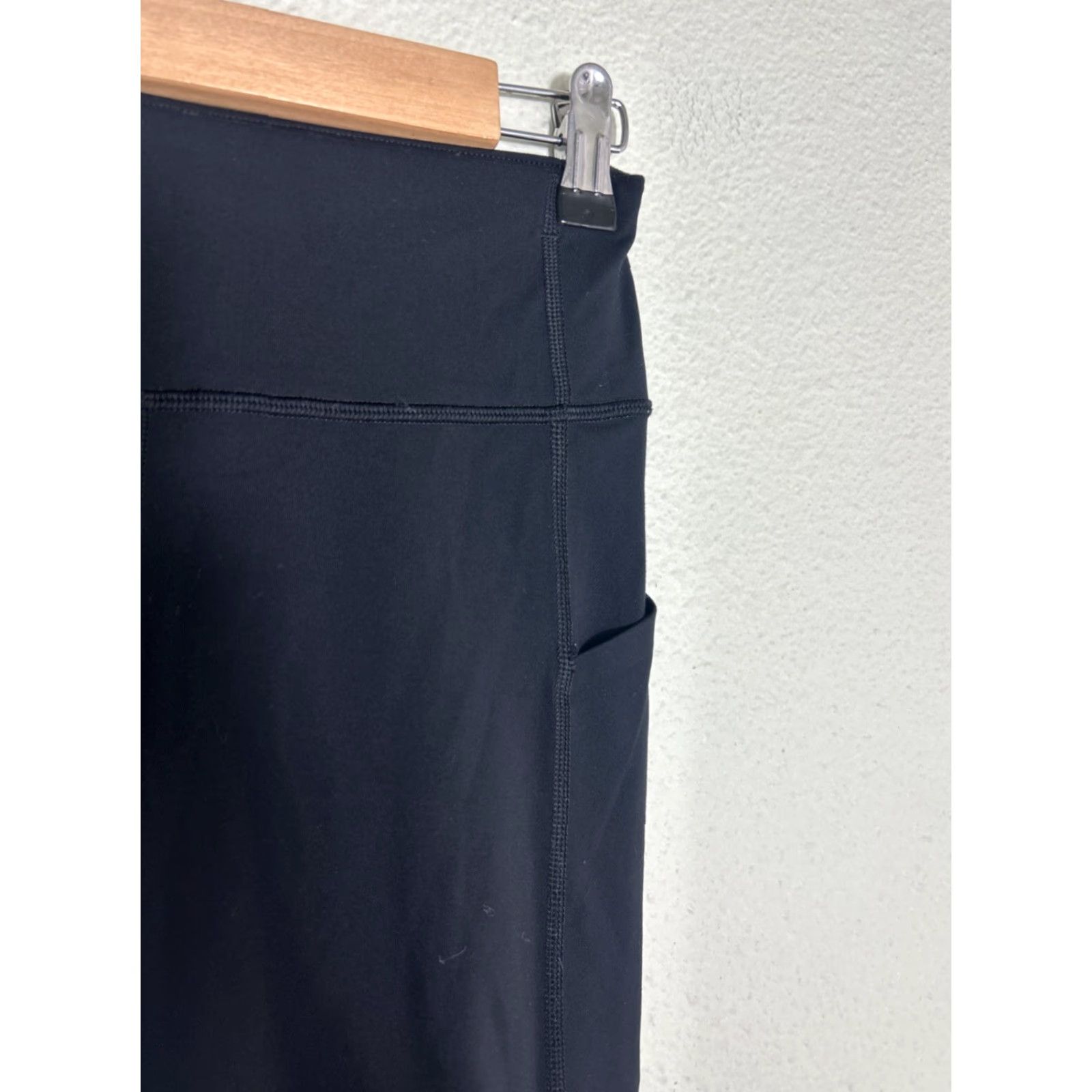 Lululemon lululemon Pace Rival Crop Leggings Black Womens Yoga Pants Size 4 26x24 Size 27" / US 4 / IT 40 - 5 Thumbnail