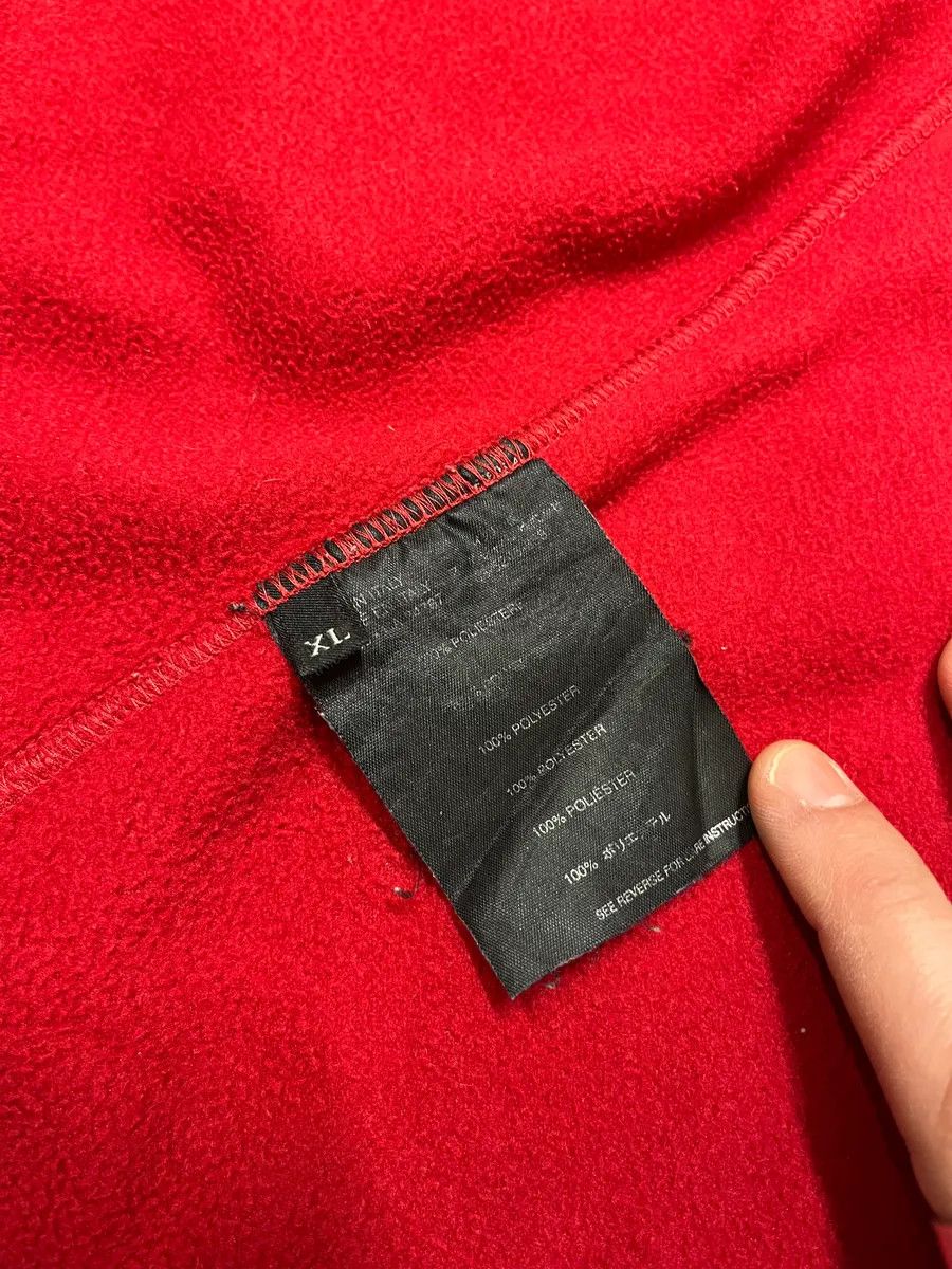 Prada 2000s Prada Red Linea Rossa Sleeveless Polar Fleece Vest Size US L / EU 52-54 / 3 - 10 Thumbnail