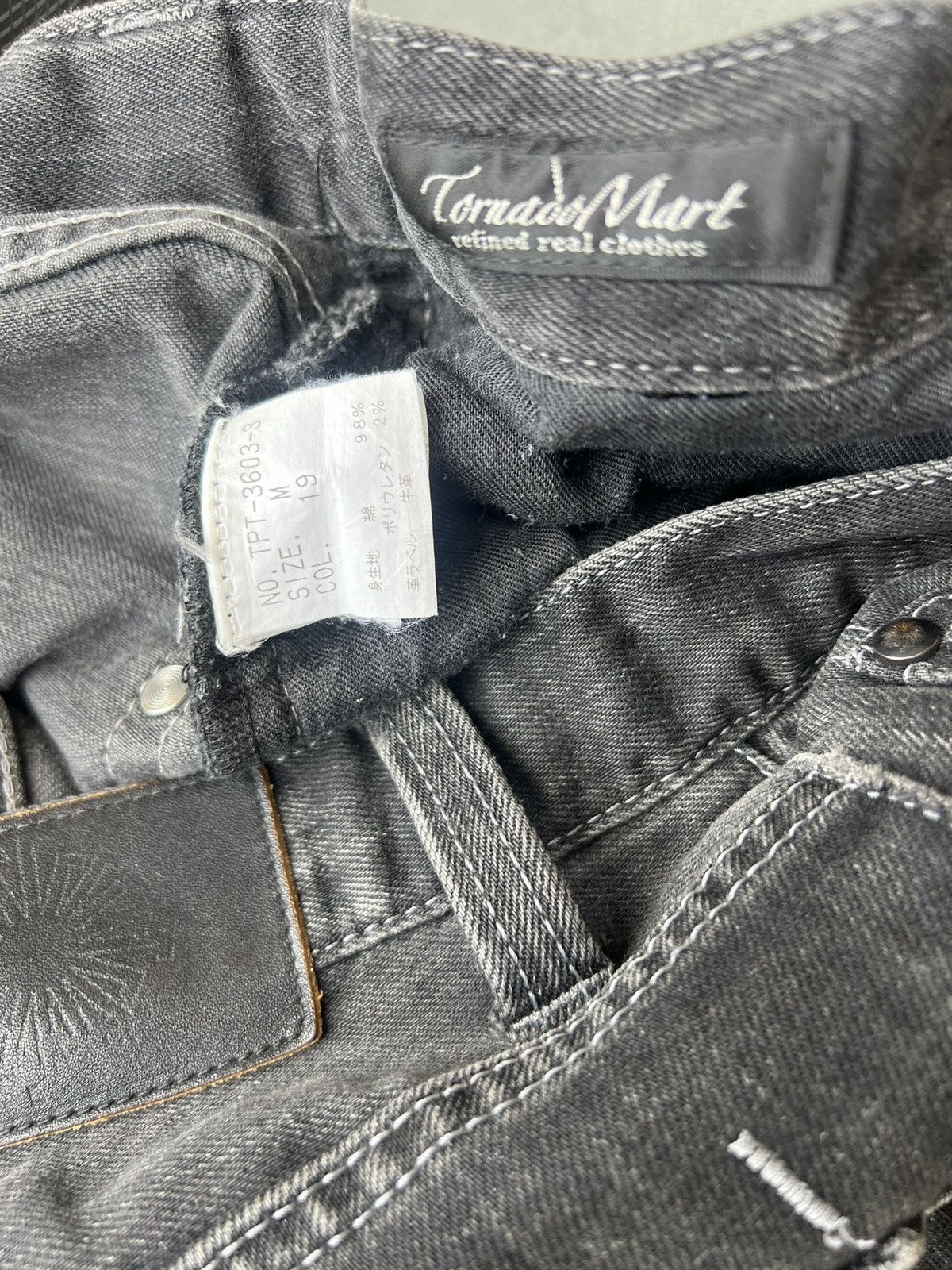 Tornado Mart Vintage Tornado Mart Distressed Stretch Denim Flare Jeans Size US 30 / EU 46 - 22 Thumbnail