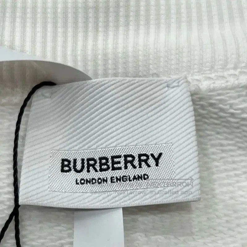 Burberry Burberry Long Sleeve White Cotton Sweatshirt. Size XS / US 0-2 / IT 36-38 - 5 Thumbnail