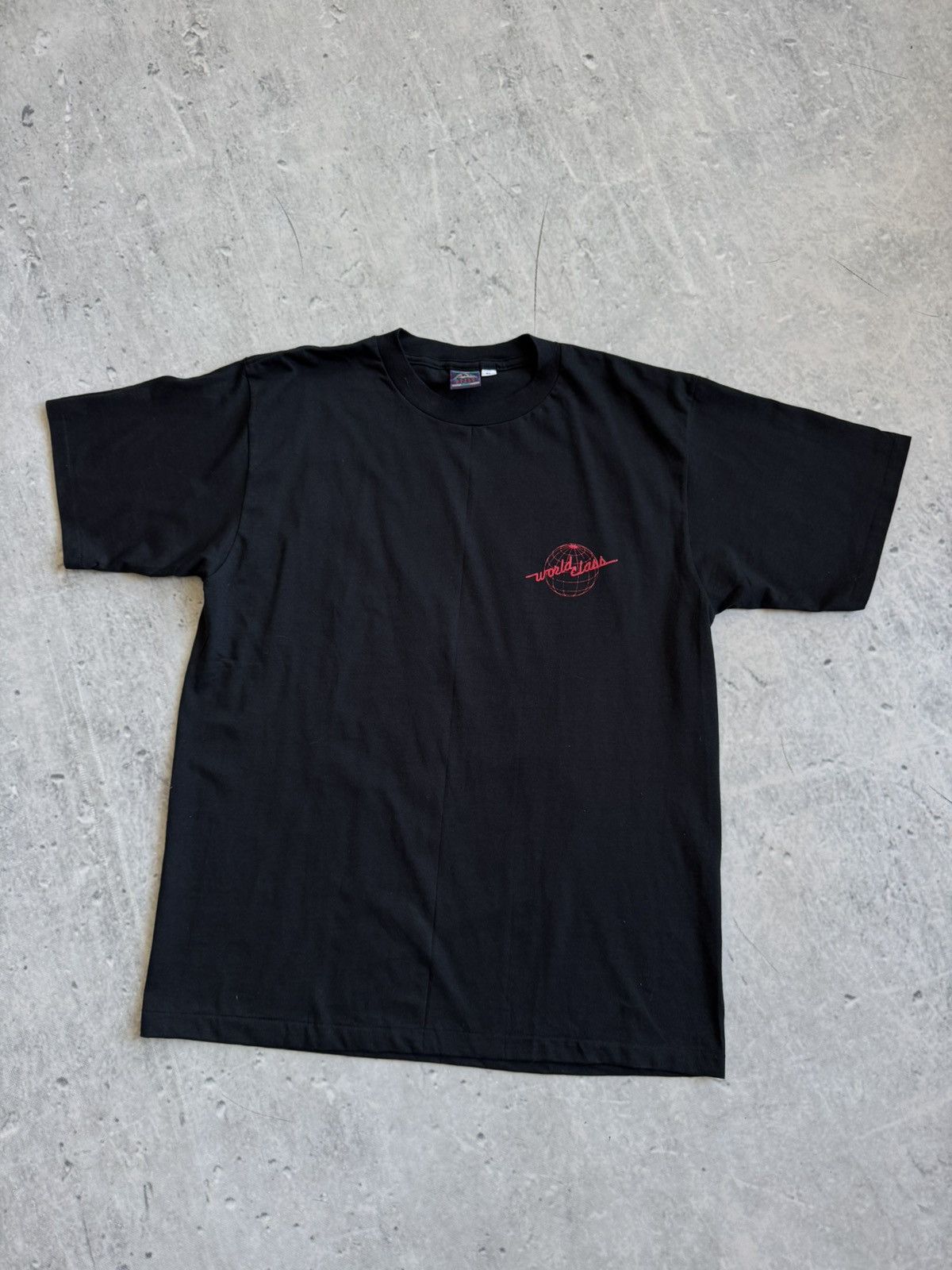Vintage World class vintage 90s 1990 tee big logo USA T-shirt Size US XL / EU 56 / 4 - 2 Thumbnail