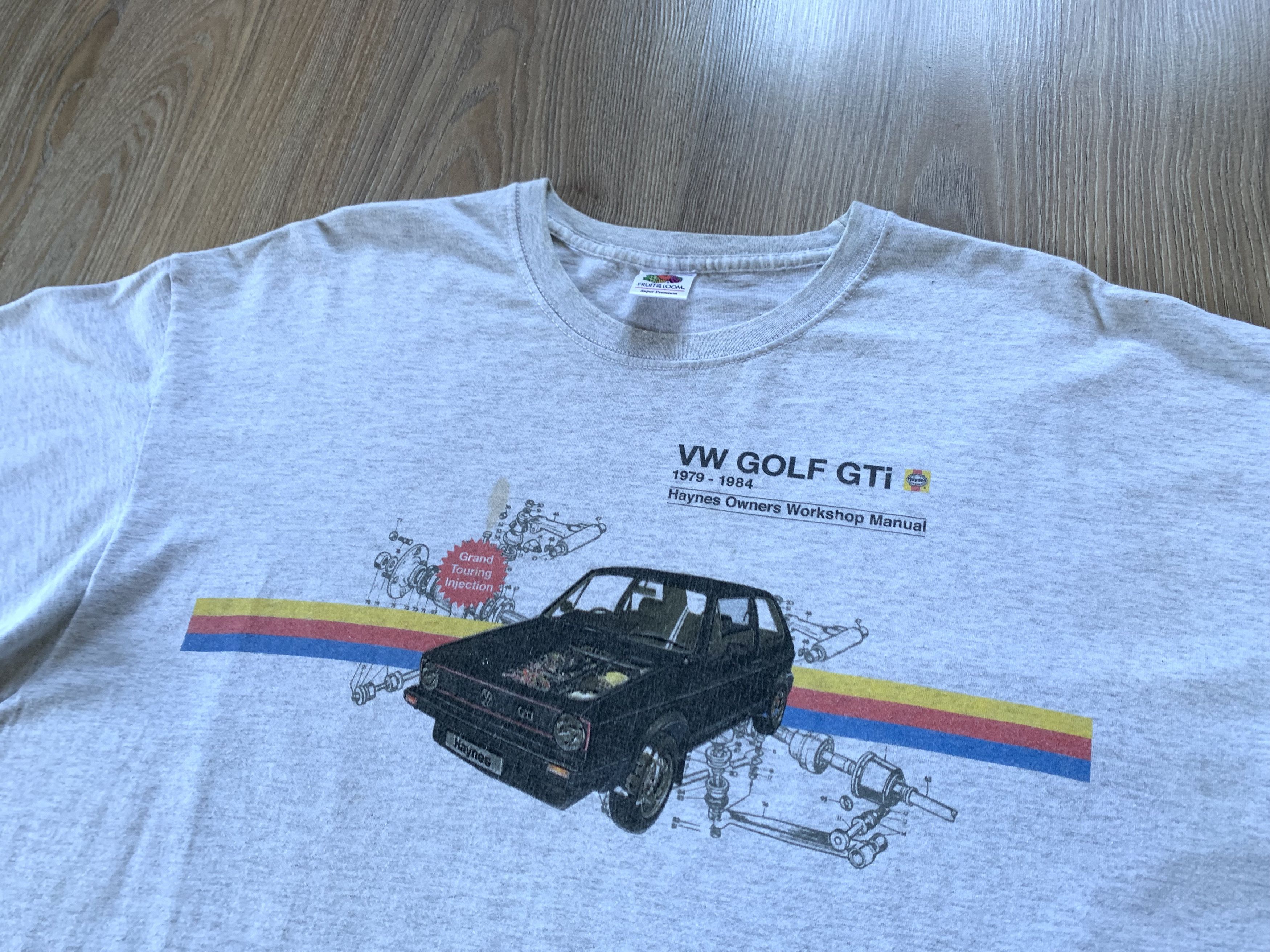 Fruit Of The Loom Rare Volkswagen Golf GTI Racing T-Shirt Vintage Size US XL / EU 56 / 4 - 4 Thumbnail