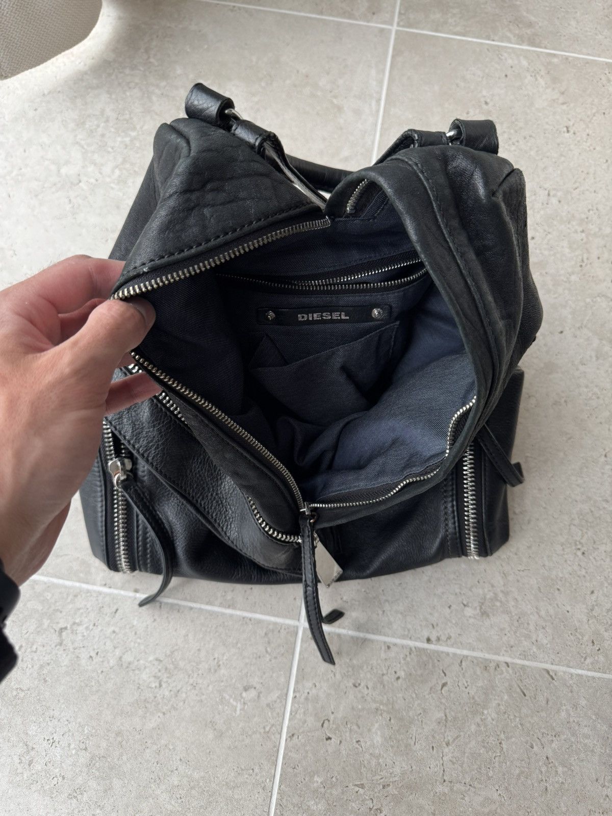 Diesel Diesel Zipper Backpack Size ONE SIZE - 10 Thumbnail
