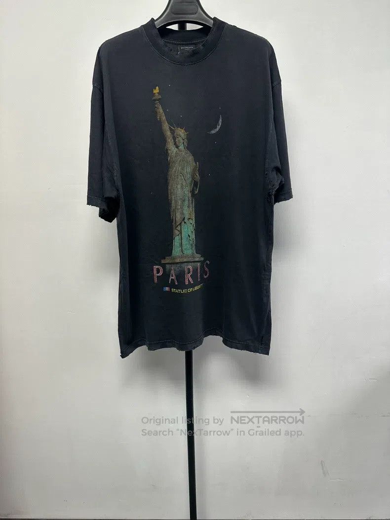 Balenciaga Balenciaga Pattern Letter Printed Short Sleeve T-Shirt Size US XS / EU 42 / 0 - 1 Thumbnail
