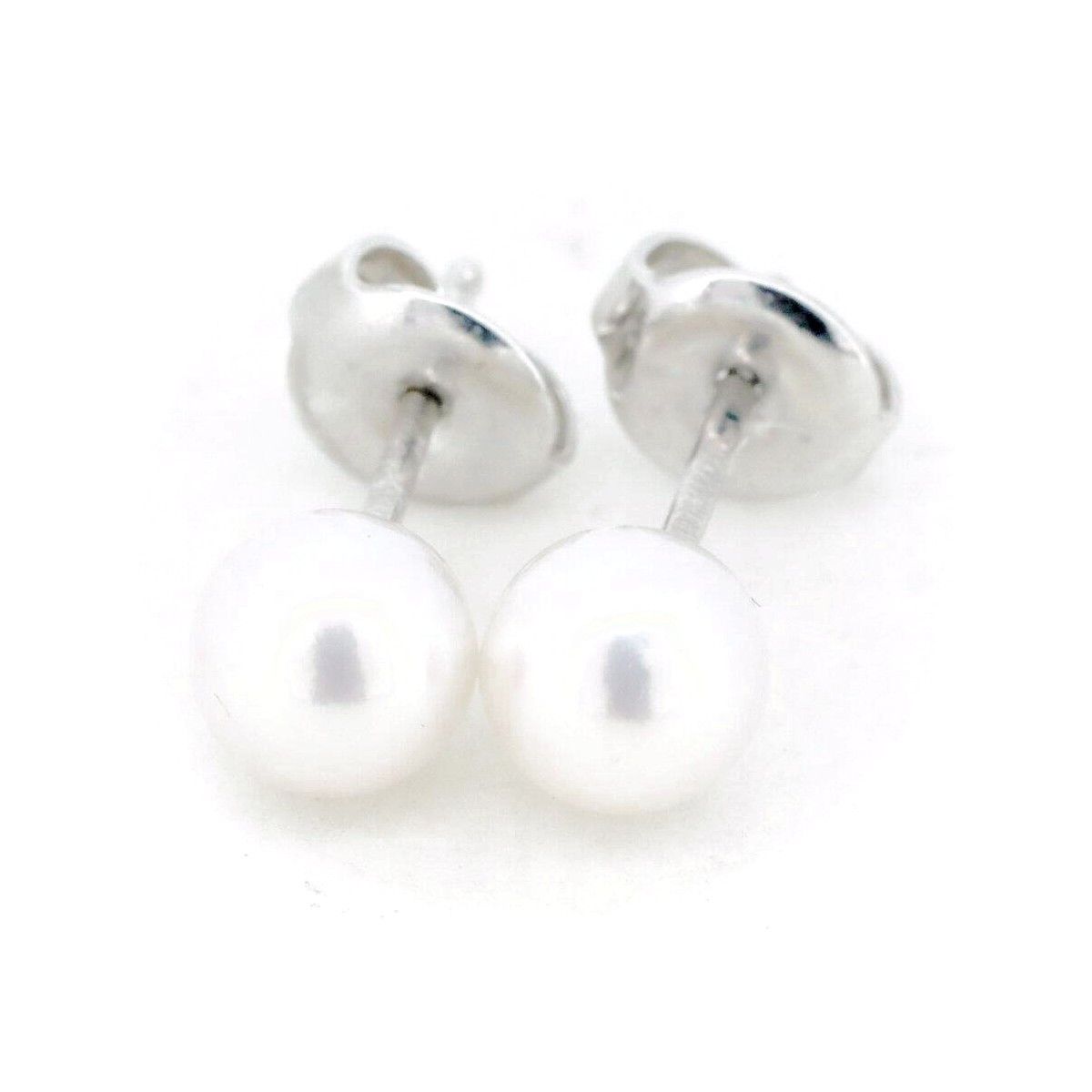 Mikimoto Mikimoto Pearl Au750 White Gold Earrings Metal Earrings DUTY FREE for USA