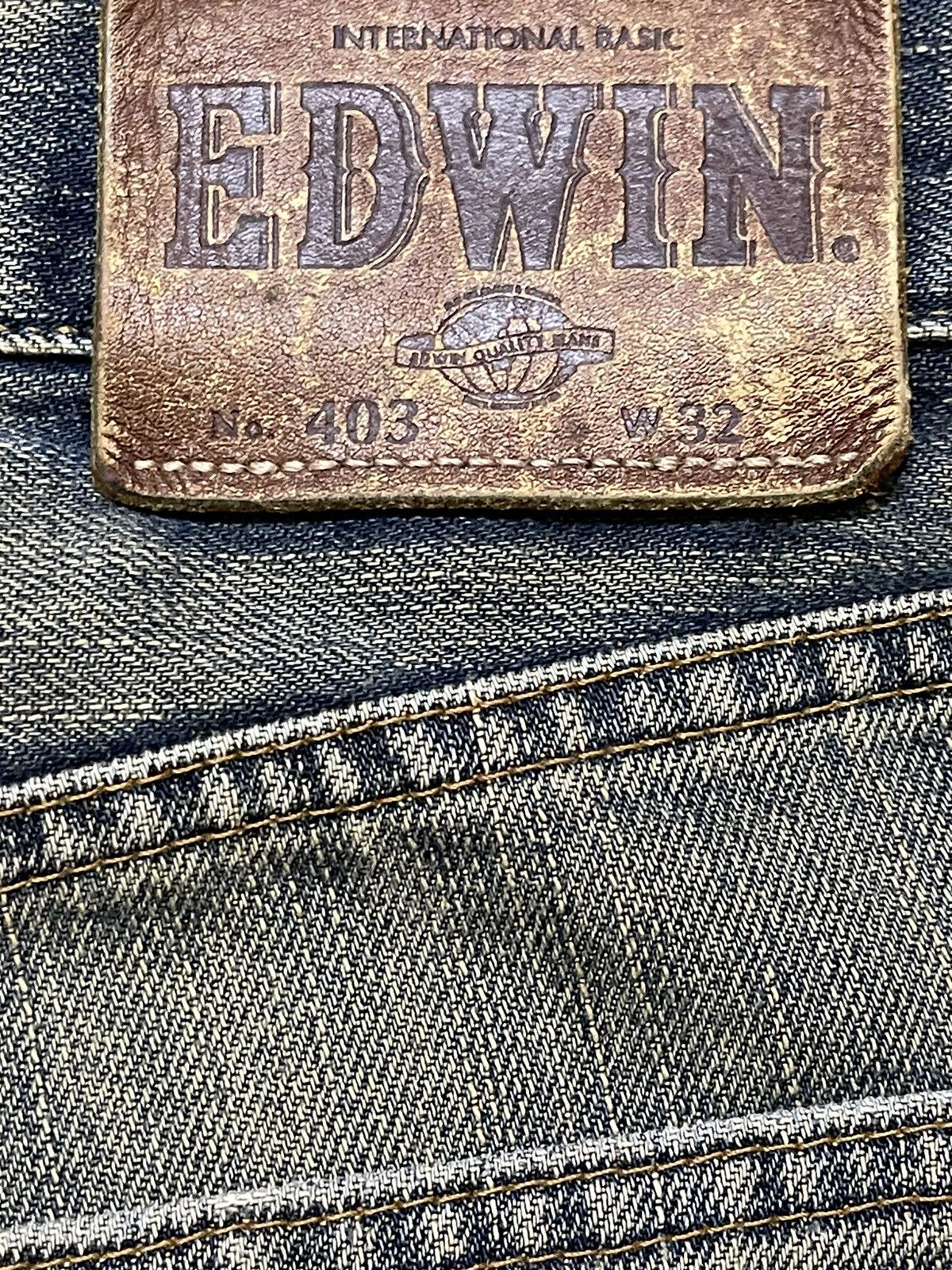 Edwin Vintage Edwin Faded Wash Distressed Loose Jeans Size US 32 / EU 48 - 9 Thumbnail
