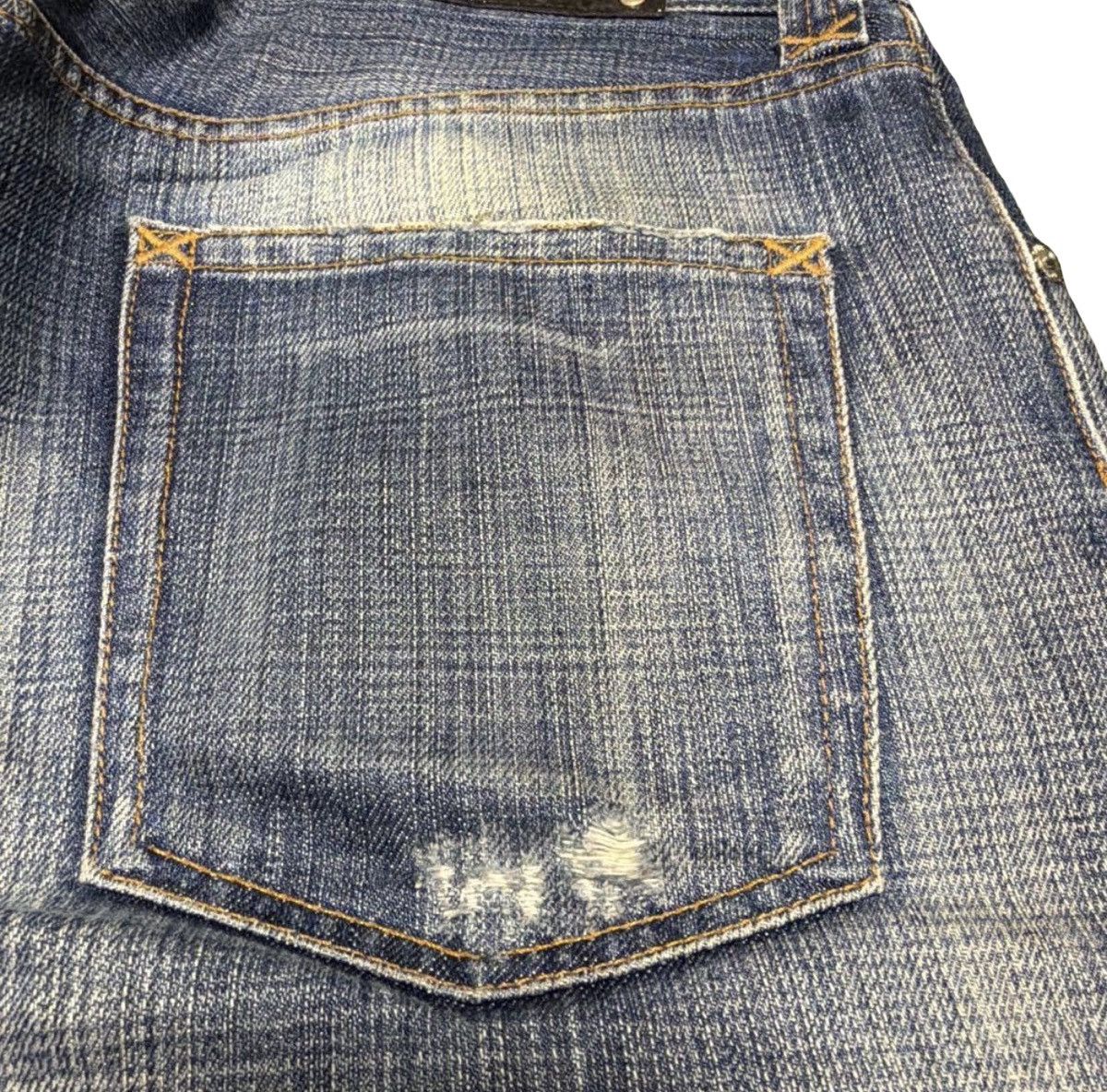 Dolce & Gabbana DOLCE & GABBANA Low-Rise Wide Straight Denim Jeans Size 40 Size US 30 / EU 46 - 4 Thumbnail