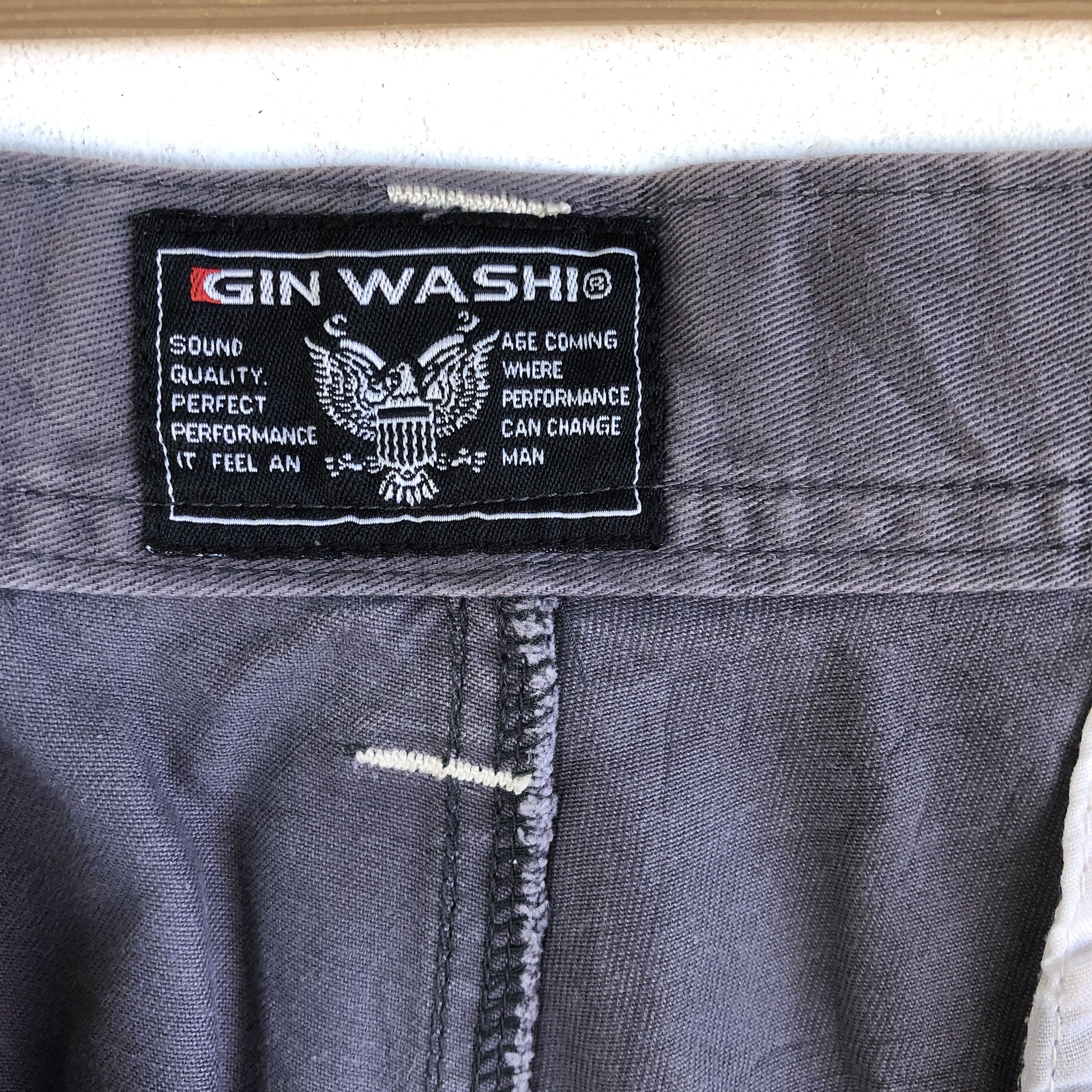 Japanese Brand Vintage Japanese Cargo Pants Multi Pocket Baggy Trousers Size US 36 / EU 52 - 6 Thumbnail