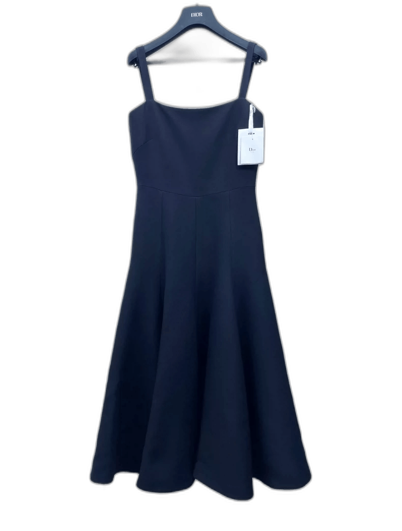 Dior Dior Black Spaghetti Strap Dress Size M / US 6-8 / IT 42-44 - 1 Thumbnail