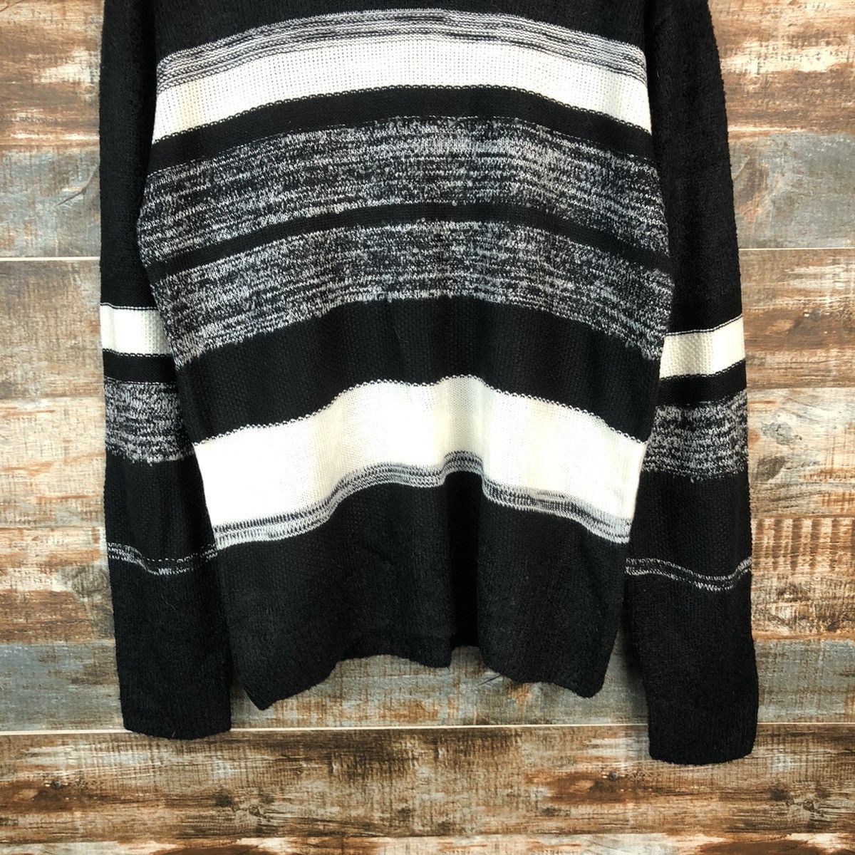 Homespun Knitwear × Japanese Brand Confirm Black Knitwear #A1728 Size US L / EU 52-54 / 3 - 6 Thumbnail