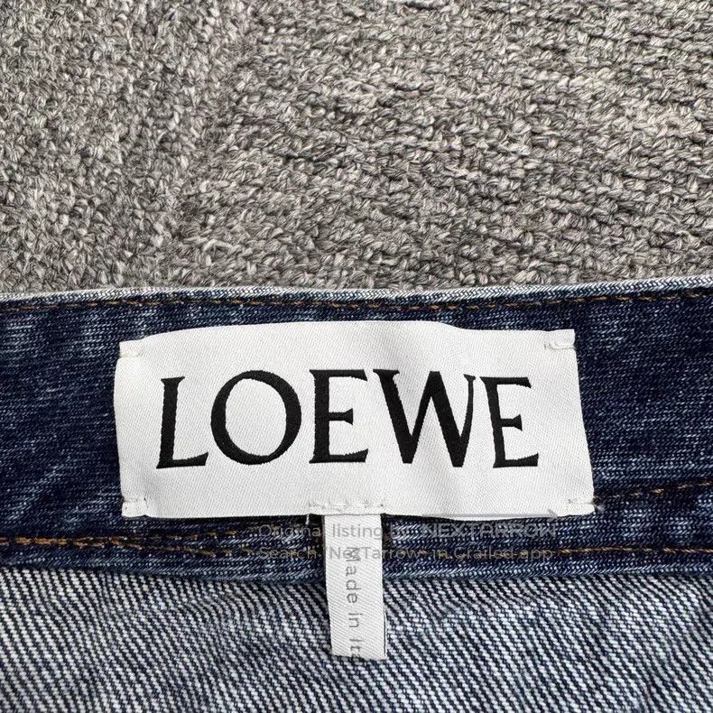 Loewe Loewe Leather Patch Denim Pants Size US 36 / EU 52 - 4 Thumbnail