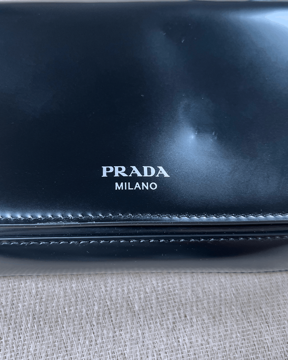 Prada Prada mens Brushed leather Spazzolato mini bag Size ONE SIZE - 2 Thumbnail