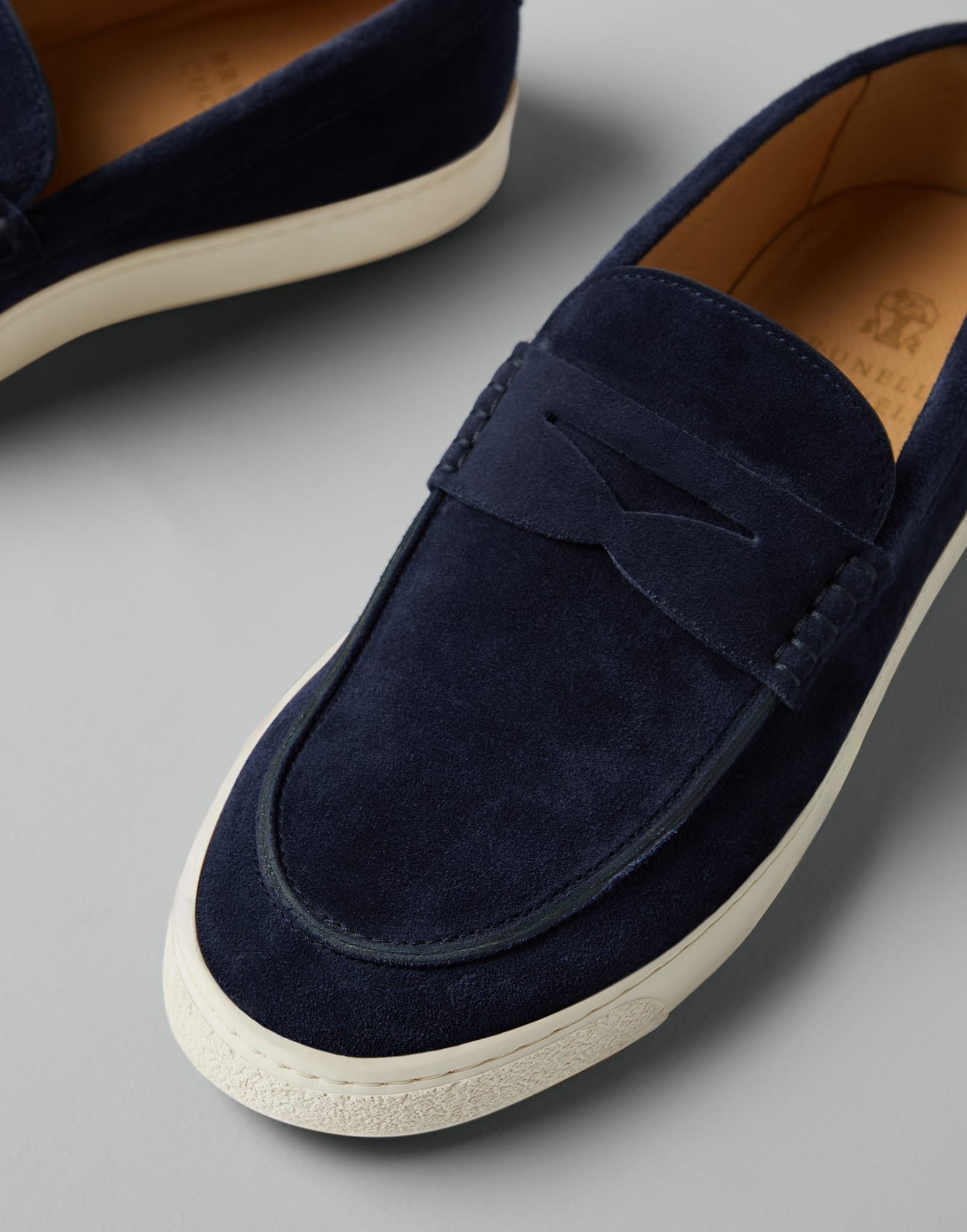 Brunello Cucinelli o1la1rc1a0425 Loafer in Blue Size US 8 / EU 41 - 4 Thumbnail