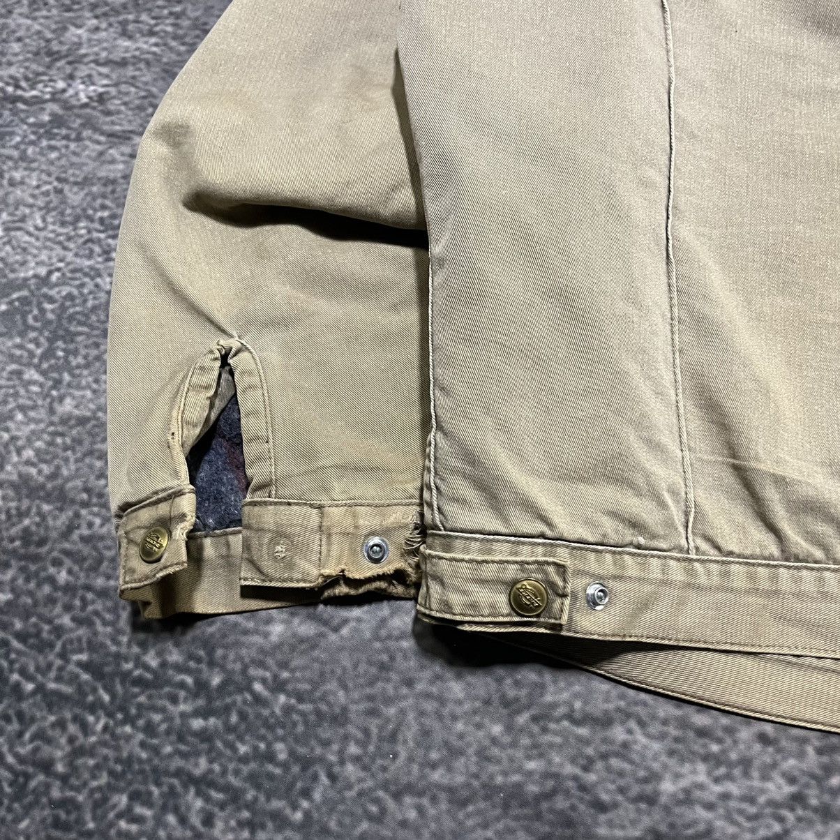 Dickies VINTAGE DICKIES DETROIT STYLE BEIGE WORKWEAR SKATER JACKET Size US XL / EU 56 / 4 - 9 Thumbnail
