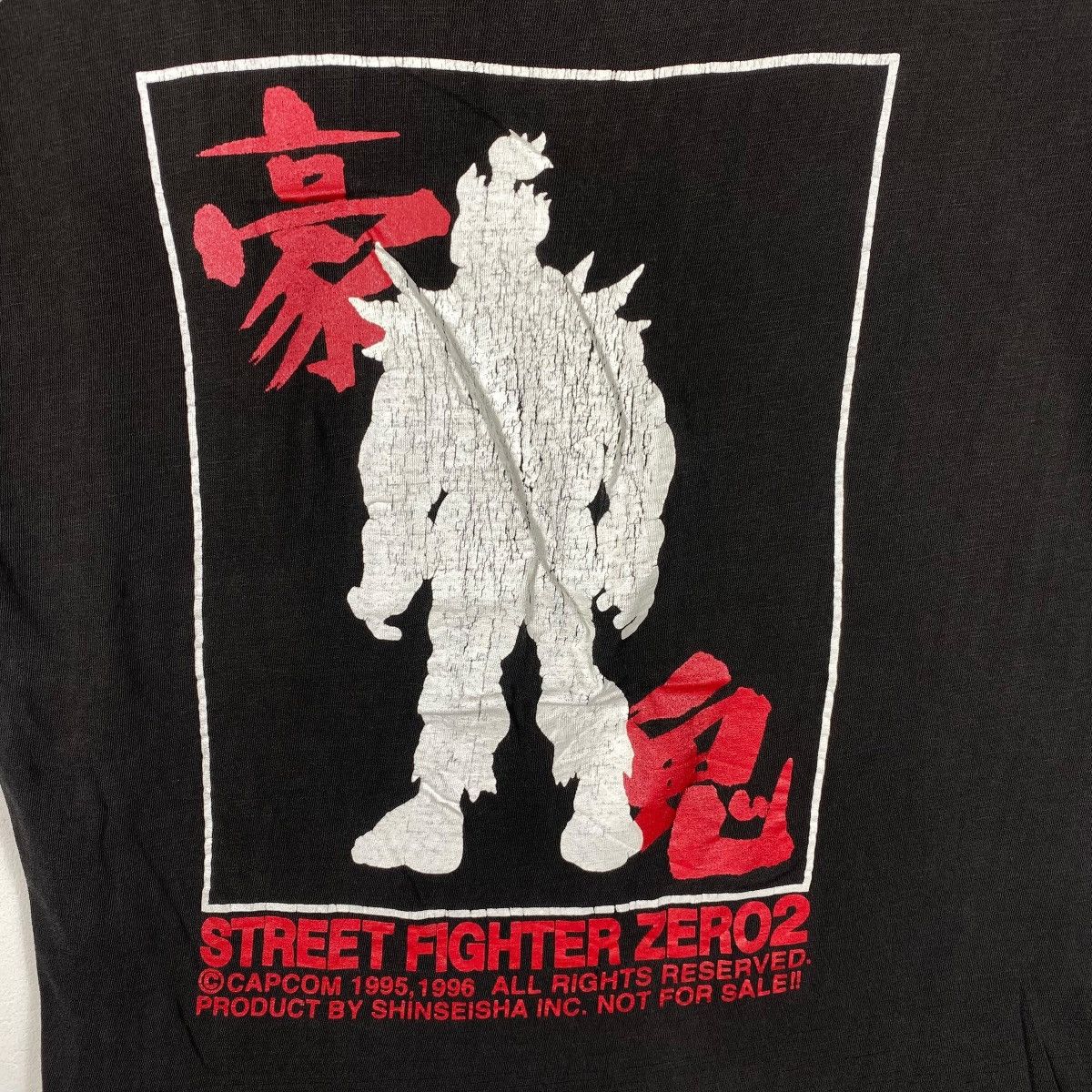 Japanese Brand Vintage 90's STREET FIGHTER ZERO 2 Akuma Graphic Distressed Size US M / EU 48-50 / 2 - 2 Thumbnail