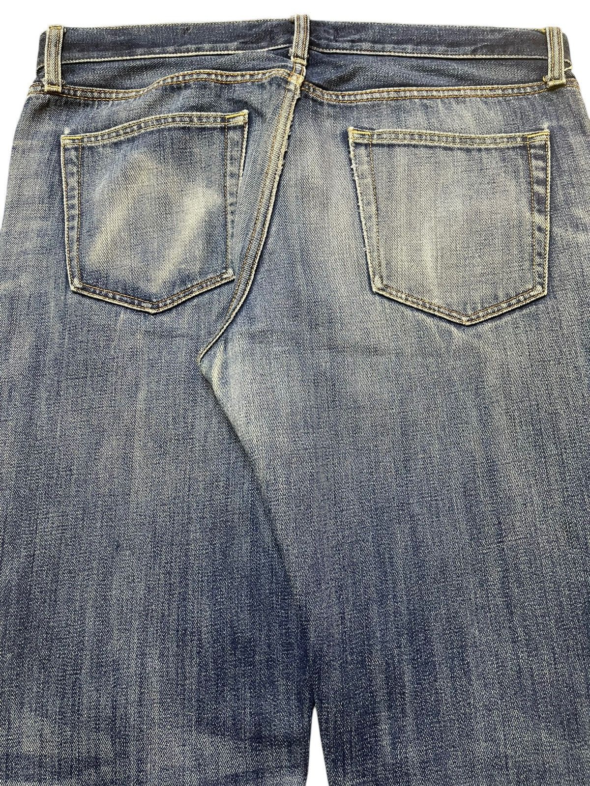 Uniqlo Vintage Japanese Uniqlo Faded Wash Distress Style Loose Jean Size US 34 / EU 50 - 6 Thumbnail