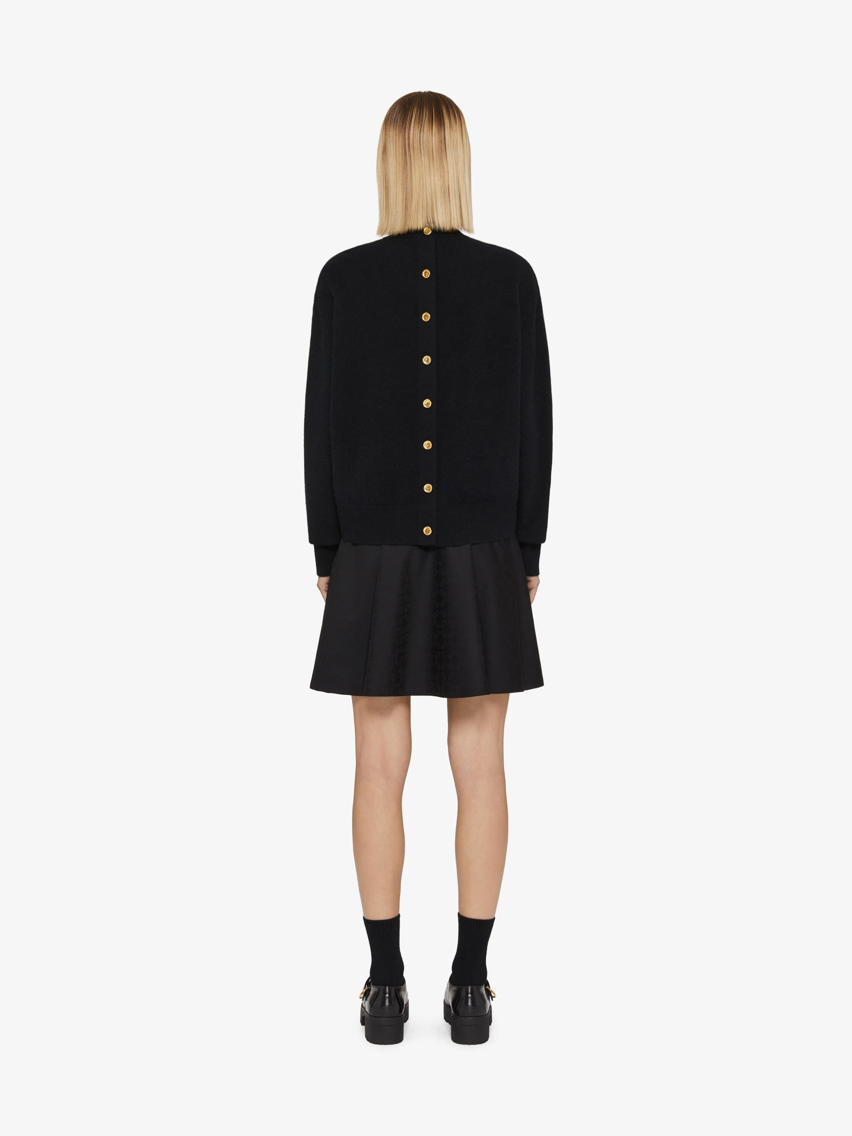 Givenchy o1srvl11e0925 Skirt in Jacquard Monogram in Black Size 28" / US 6 / IT 42 - 4 Thumbnail