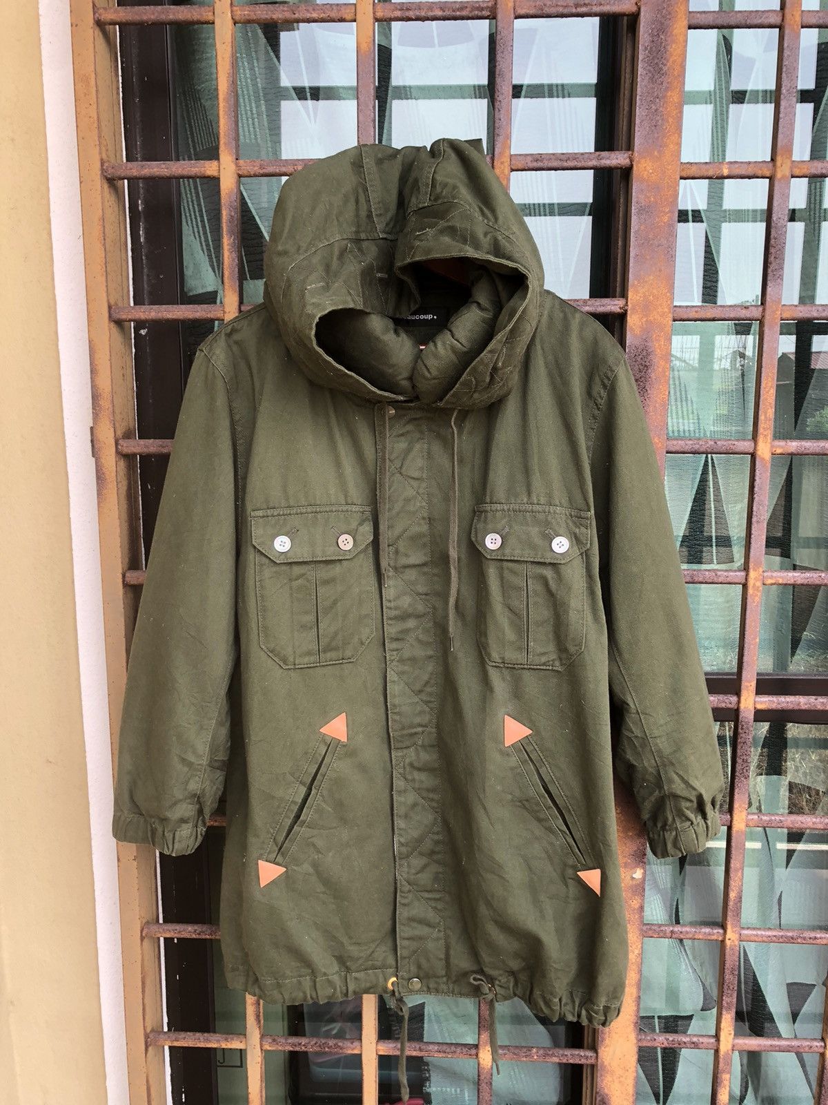 mercibeaucoup Mercibeaucoup Green Parka Jacket With Hodie Size XS / US 0-2 / IT 36-38 - 1 Thumbnail
