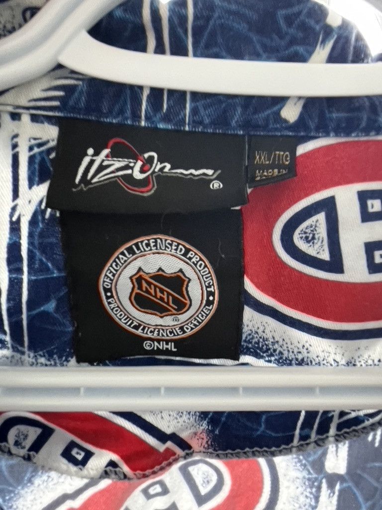Vintage Vintage NHL Canadiens Button Up Size US XXL / EU 58 / 5 - 3 Thumbnail