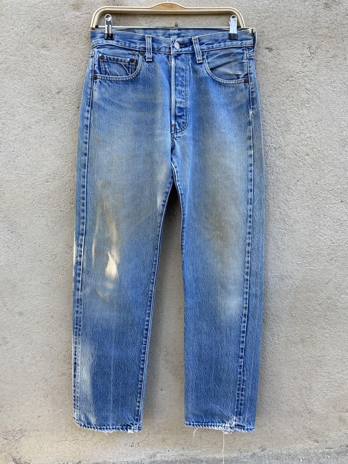 W31x31 vintage levi's 501 redline 80s made in USA #524